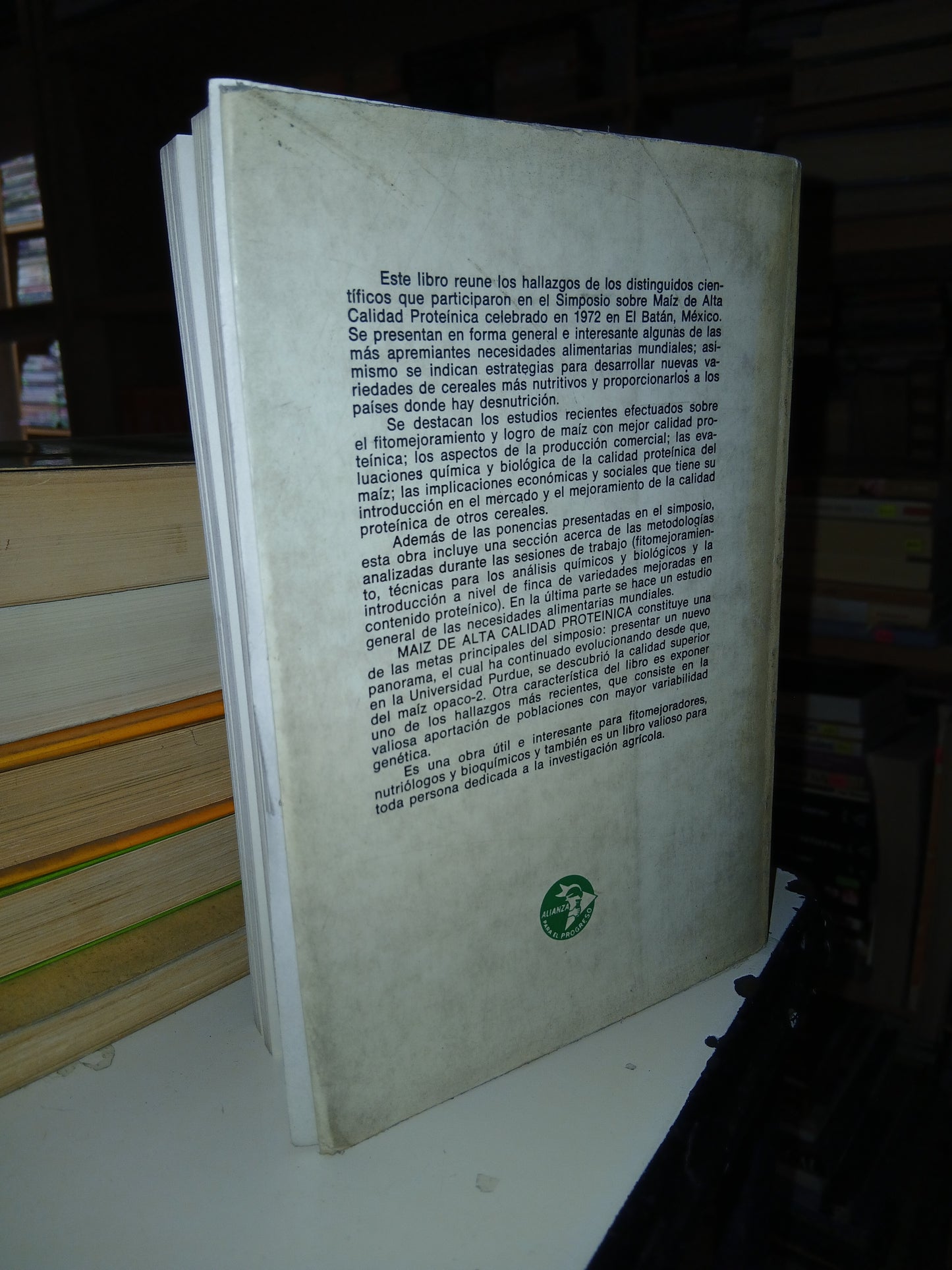 MAÍZ DE ALTA CALIDAD PROTEÍNICA (VARIOS AUTORES) USADO AGRARIA LITERARIO 207