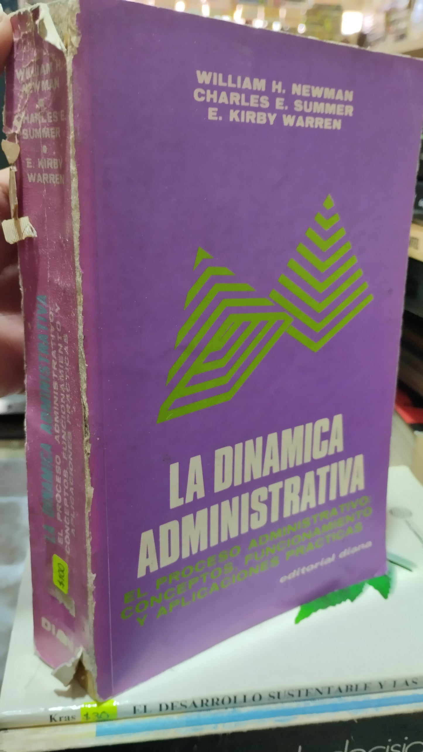LA DINAMICA ADMINISTRATIVA EL PROCESO ADMINISTRATIVO CONCEPTOS FUNCIONAMIENTO Y APLICACIONES PRACTICAS LIBRO USADO ADMINISTRACION ALDAMA