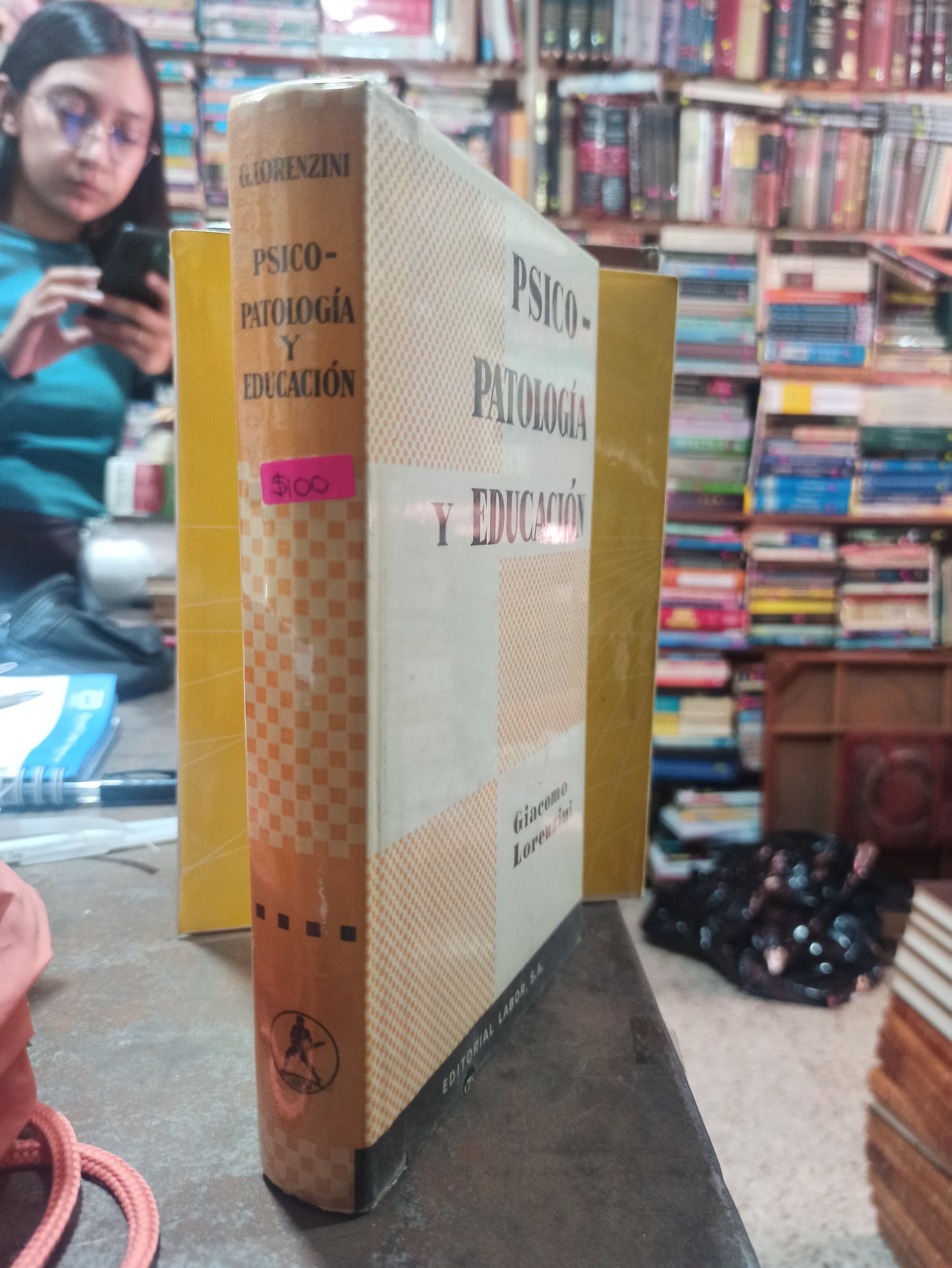 PSICÓPATOLOGIA Y EDUCACIÓN POR GIACOMO LORENZINI USADO PSICOLOGÍA ALDAMA