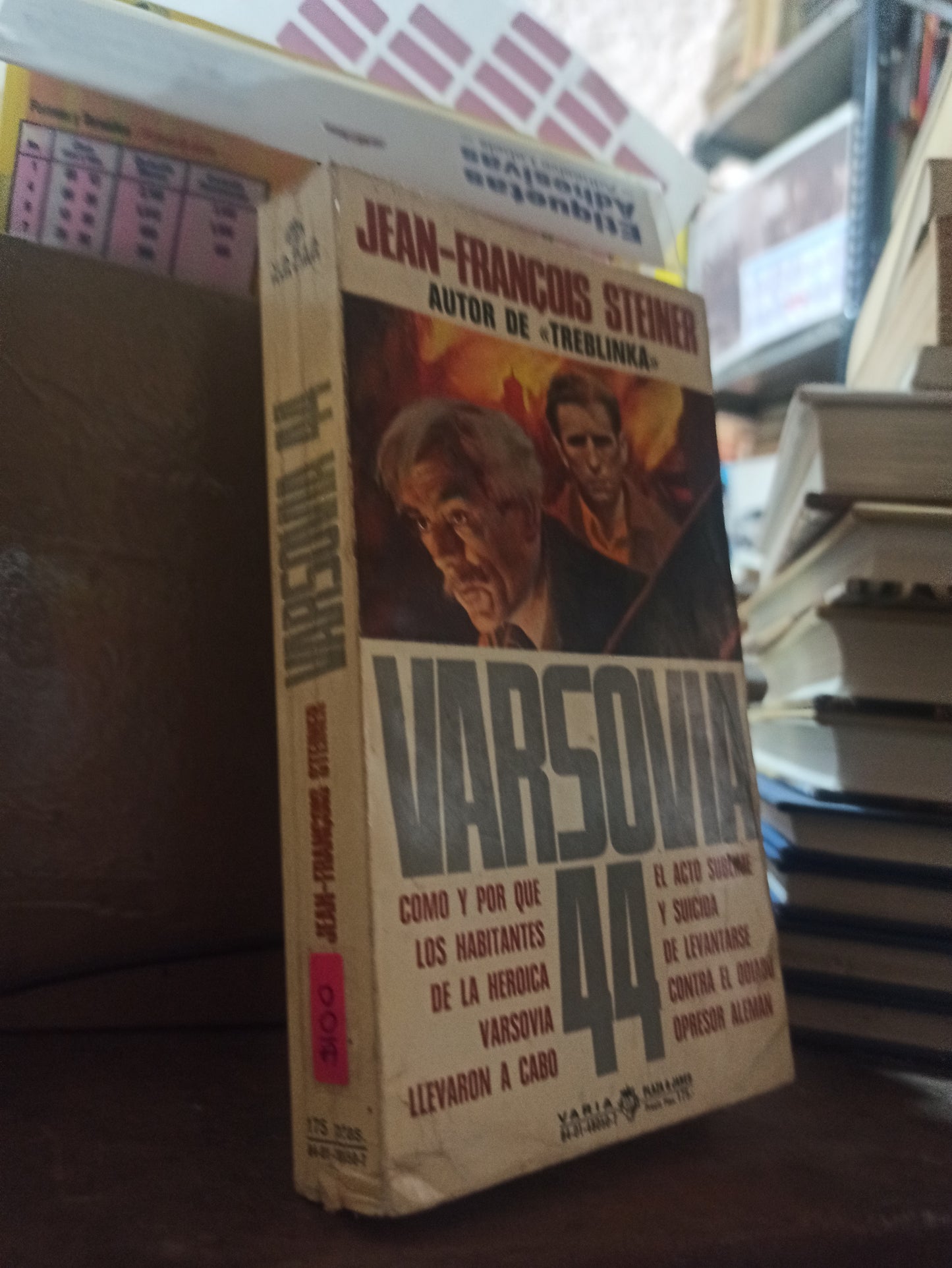 VARSOVIA 44 POR JEAN FRANCOIS STEINER USADO HISTORIA ALDAMA