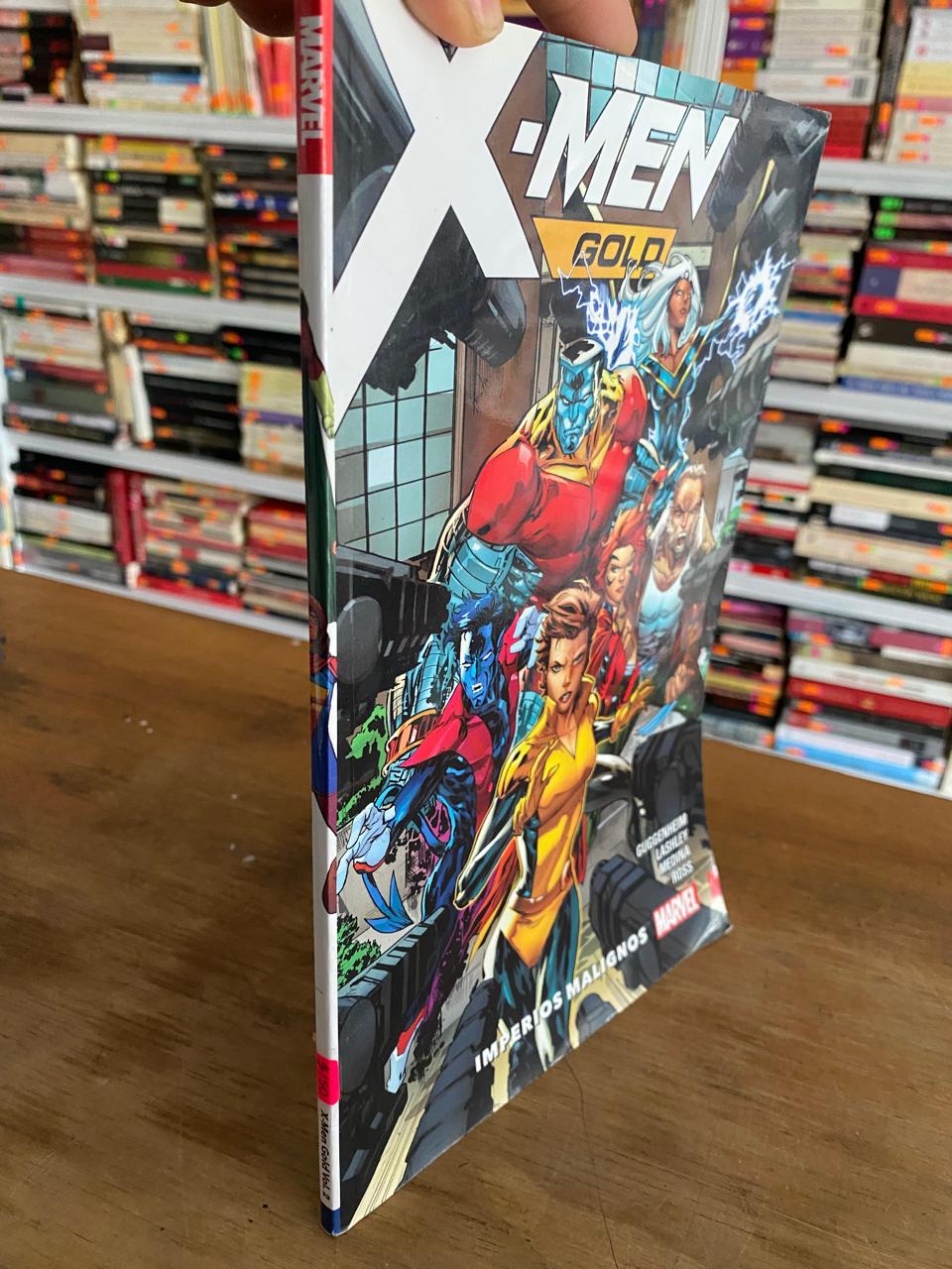 X MEN GOLD VOL 2  IMPERIOS MALIGNOS GUGGENHEIM LASHLEY MEDINA ROSS USADO NOVELAS JUAREZ 515