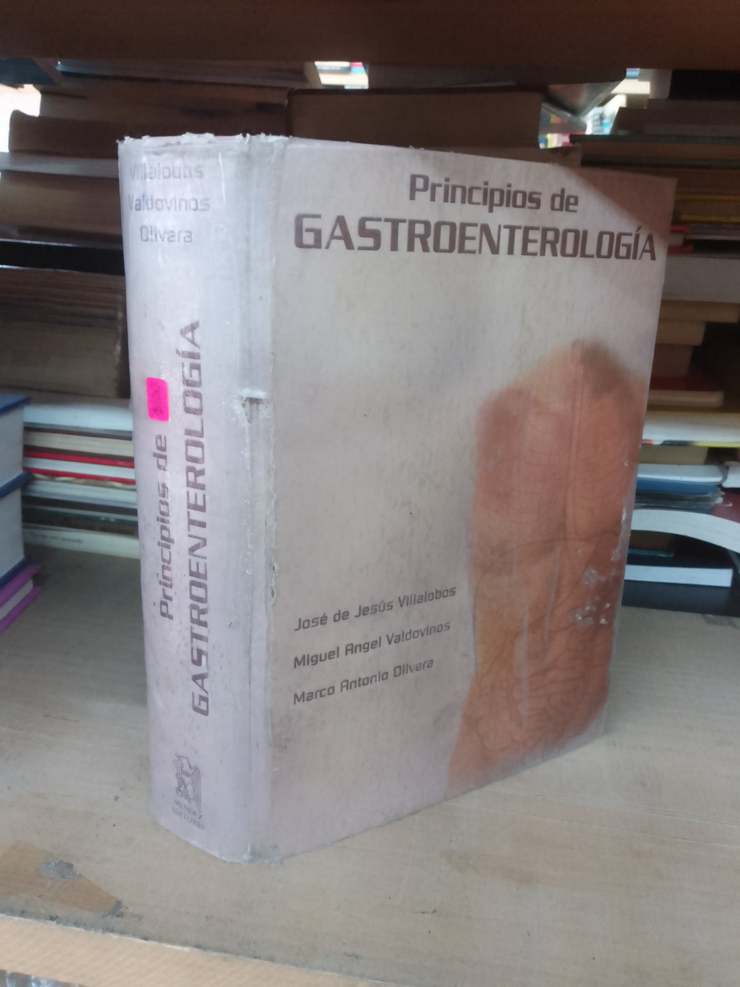 PRINCIPIOS DE GASTROENTEROLOGÍA POR JOSÉ DE JESÚS VILLALOBOS, MIGUEL ÁNGEL VALDOVINOS Y MARCO ANTONIO OLIVERA  USADO MEDICINA LITERARIO 207