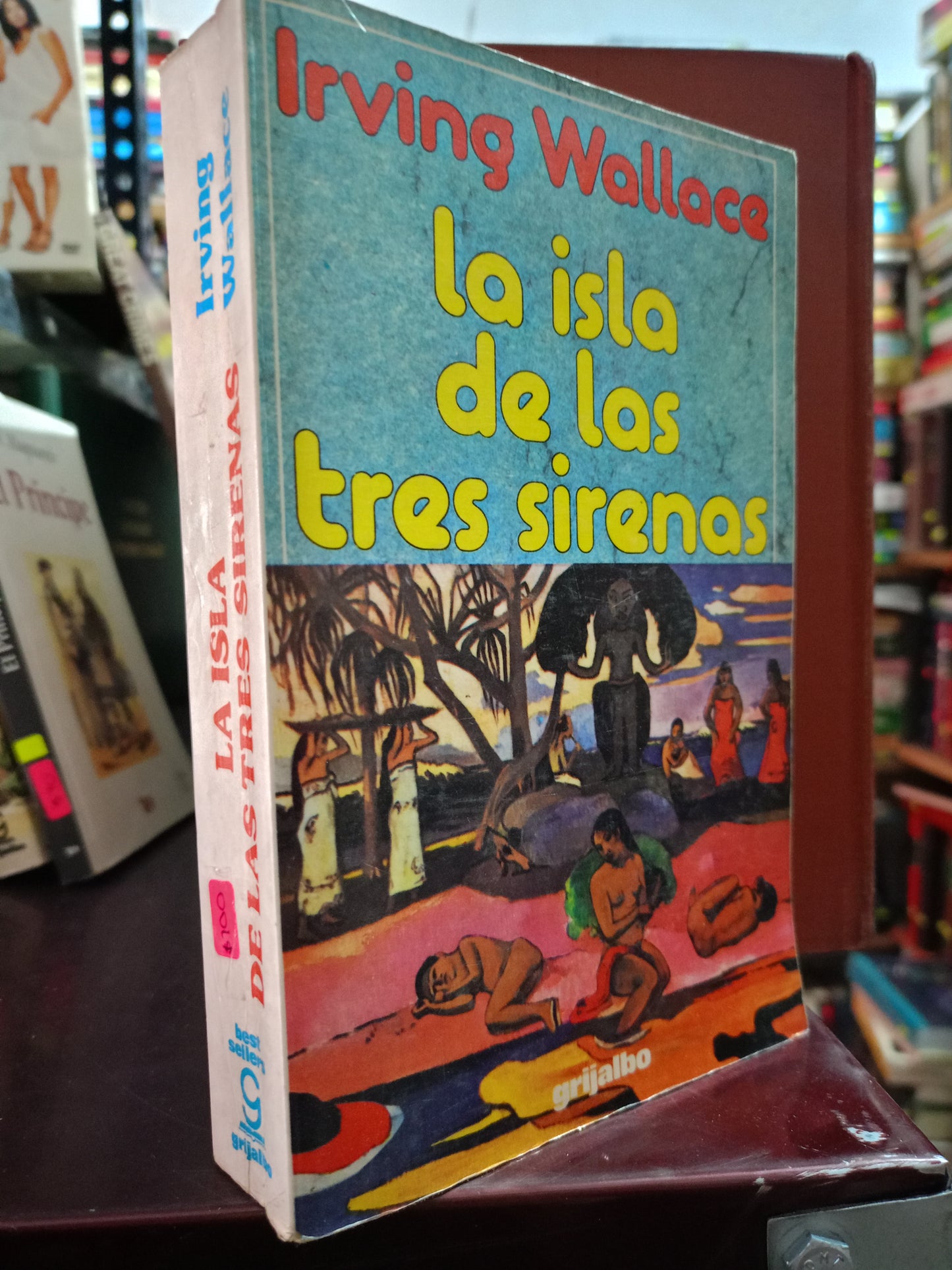 LA ISLA DE LAS TRES SIRENAS IRVING WALLACE USADO NOVELA LITERARIO 305