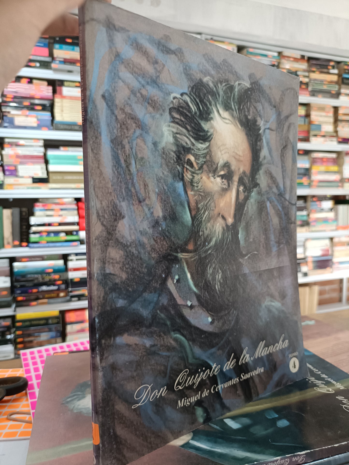 DON QUIJOTE DE LA MANCHA MIGUEL DE CERVANTES SAAVEDRA ILUSTRADO 4 USADOS NOVELAS JUAREZ 515