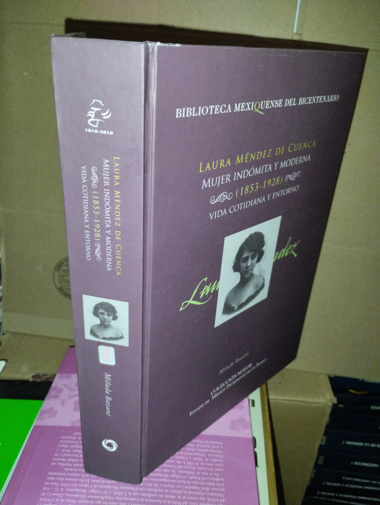 LAURA MENDEZ DE CUENCA MUJER INDOMITA Y MODERNA (1853-1928) VIDA COTIDIANA Y ENTORNO POR MILADA BAZANT USADO HISTORIA ALDAMA