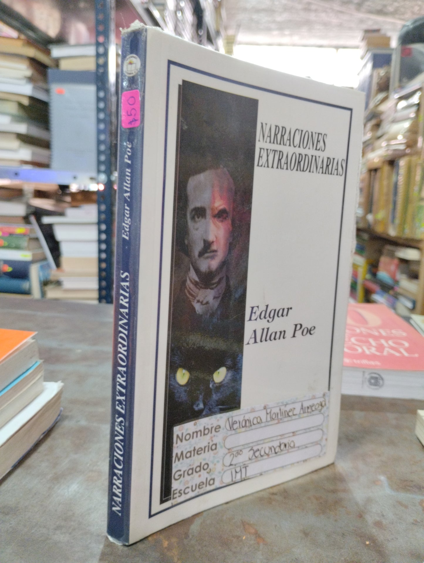 NARRACIONES EXTRAORDINARIAS POR EDGAR ALLAN POE USADO INFANTIL ALDAMA