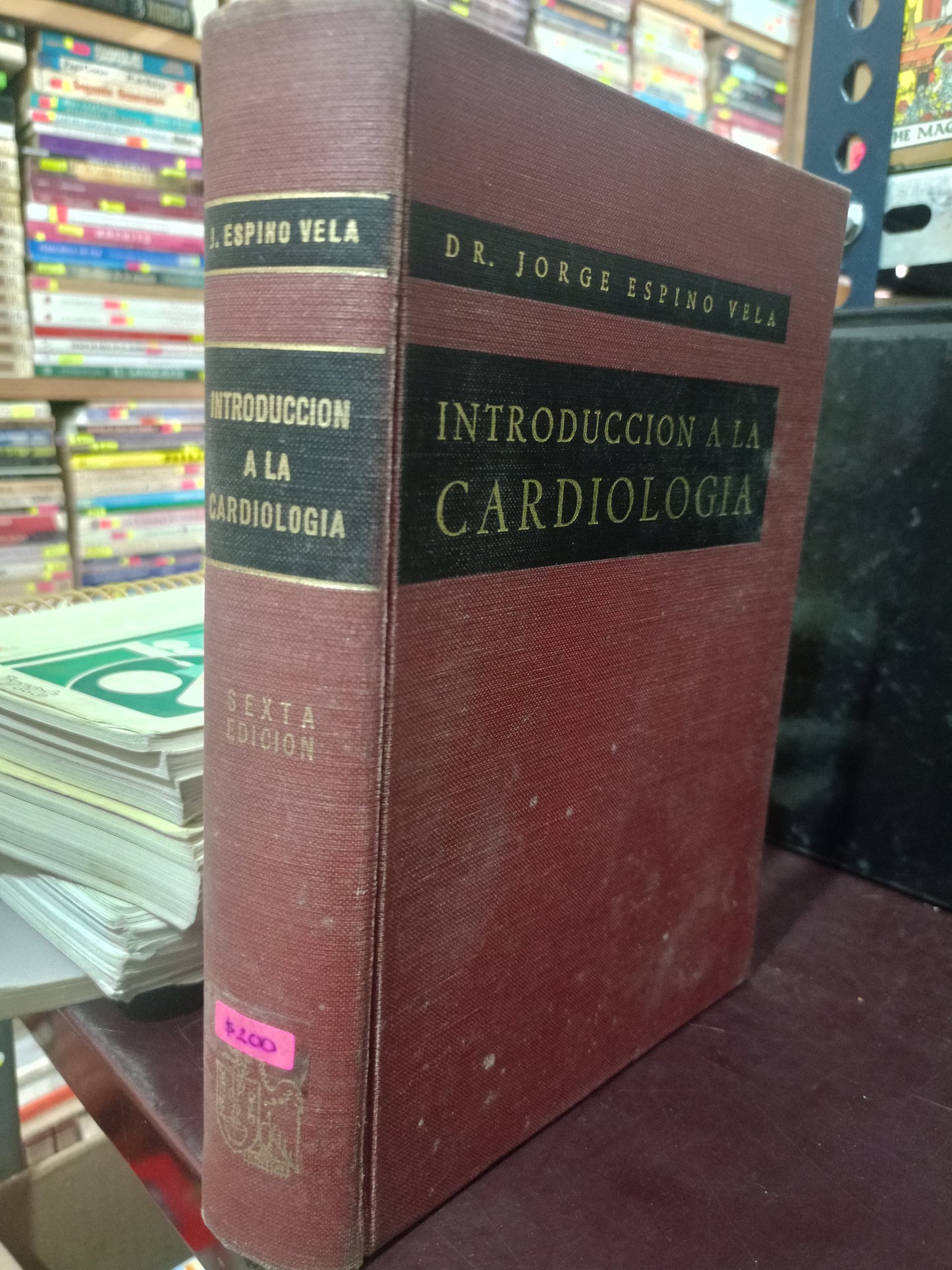 INTRODUCCIÓN A LA CARDIOLOGÍA POR J ESPINO VELA USADO SALUD LITERARIO 305