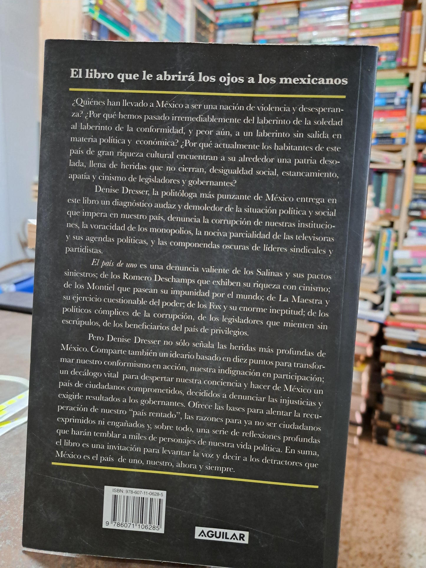 EL PAIS DE UNO DENISE DRESSER USADO POLÍTICA ALDAMA