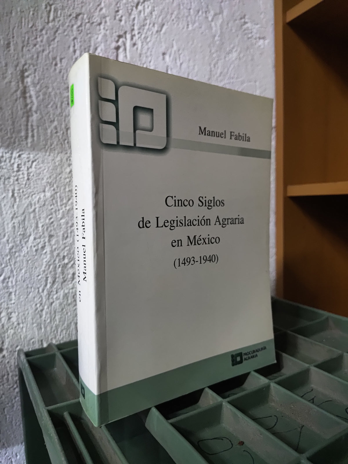 CINCO SIGLOS DE LEGISLACION AGRARIA EN MEXICO POR MANUEL FABILA USADO DERECHO JUAREZ 515