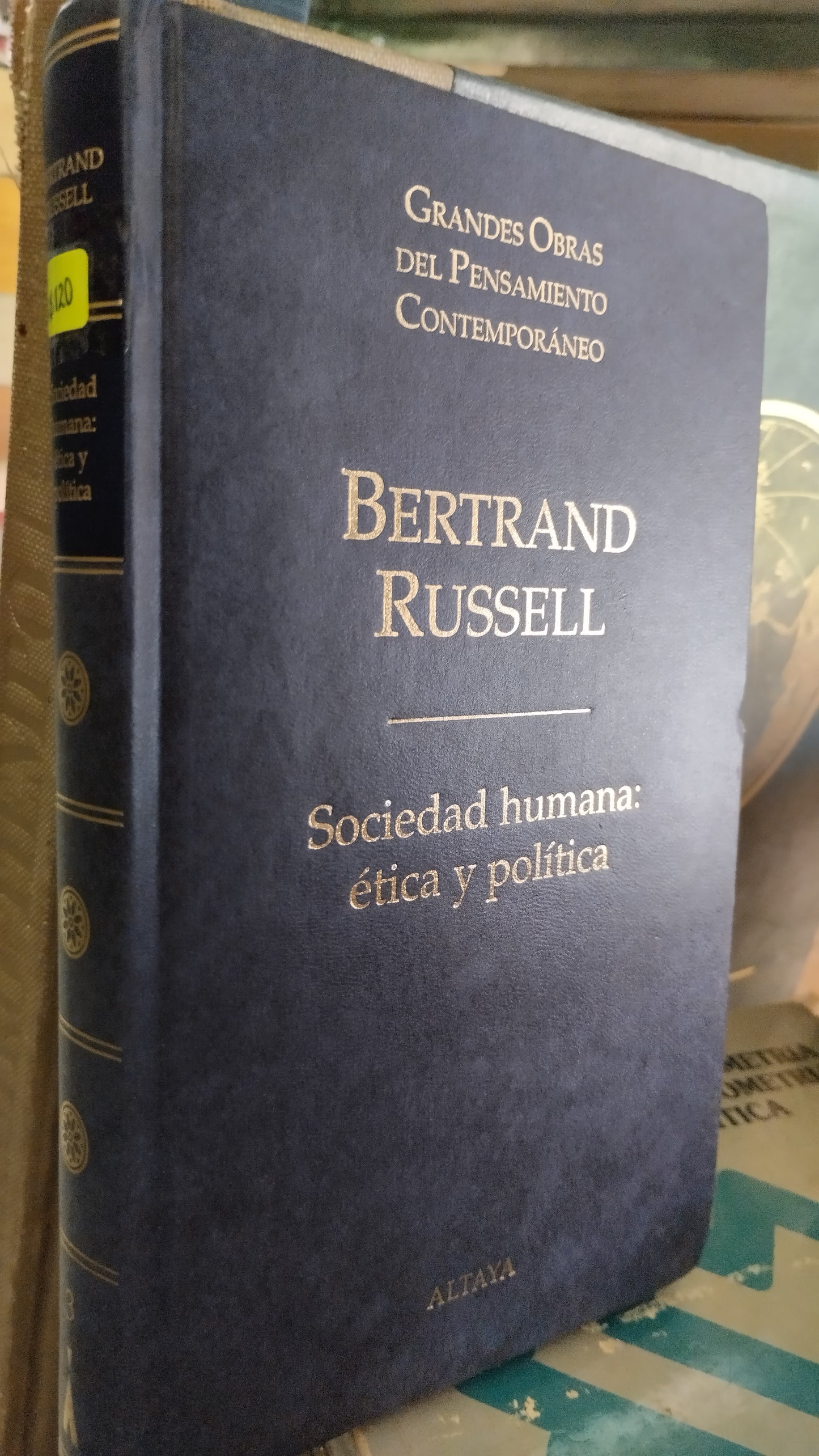 SOCIEDAD HUMANA ETICA Y POLITICA POR BERTRAND RUSSELL LIBRO USADO NOVELAS ALDAMA