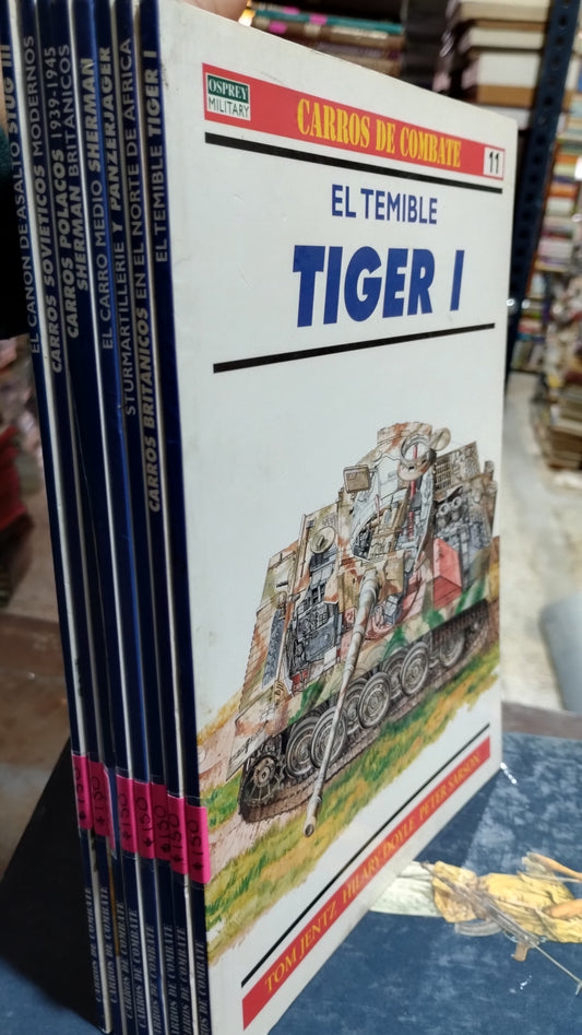 CARROS DE COMBATE 6 TOMOS LIBRO USADO HISTORIA ALDAMA