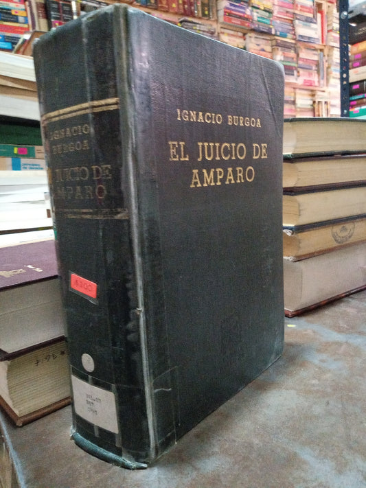 EL JUICIO DE AMPARO POR IGNACIO BURGOA USADO DERECHO ALDAMA