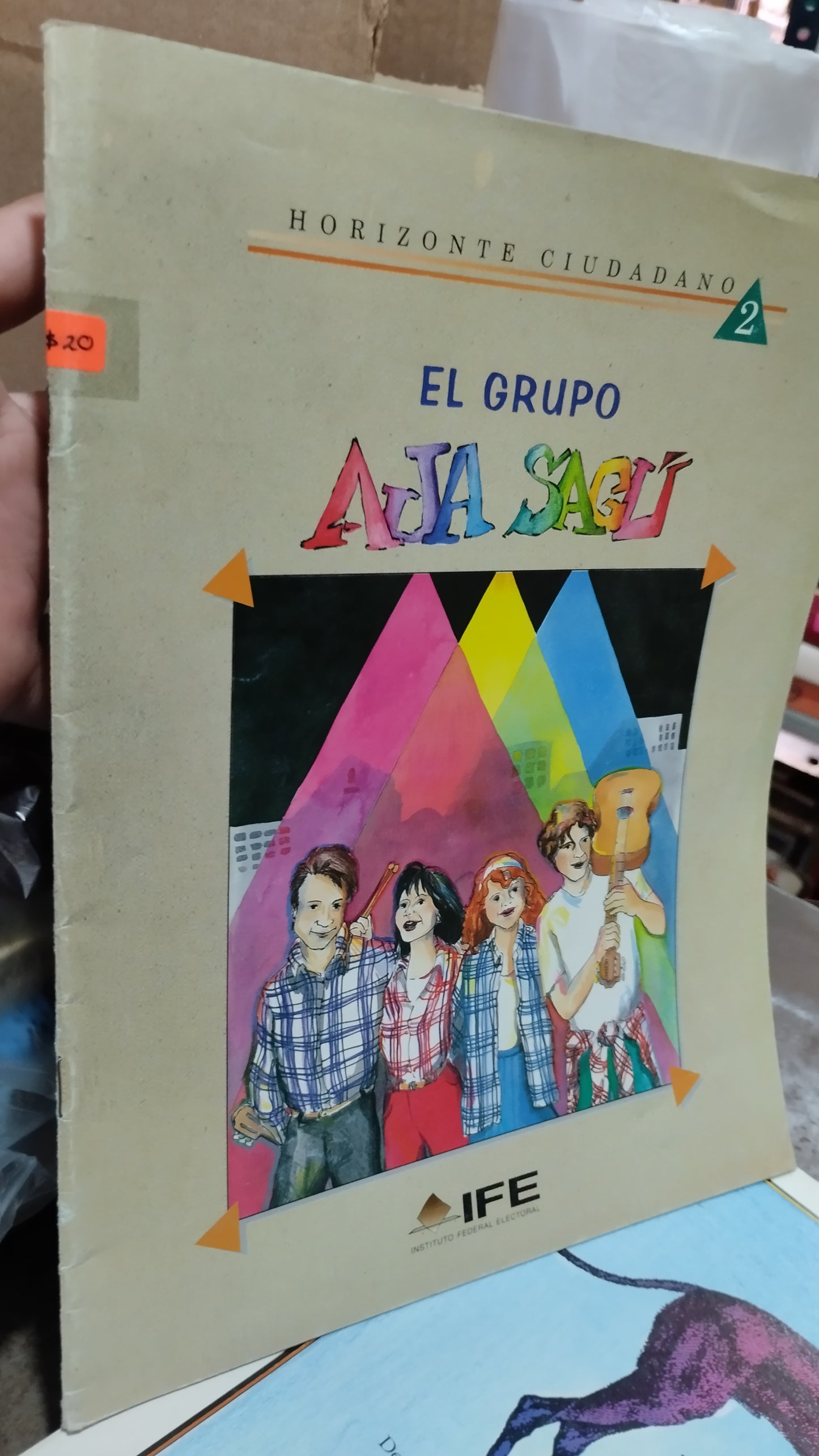 EL GRUPO AJA SAGLI POR EL IFE LIBRO USADO INFANTIL ALDAMA