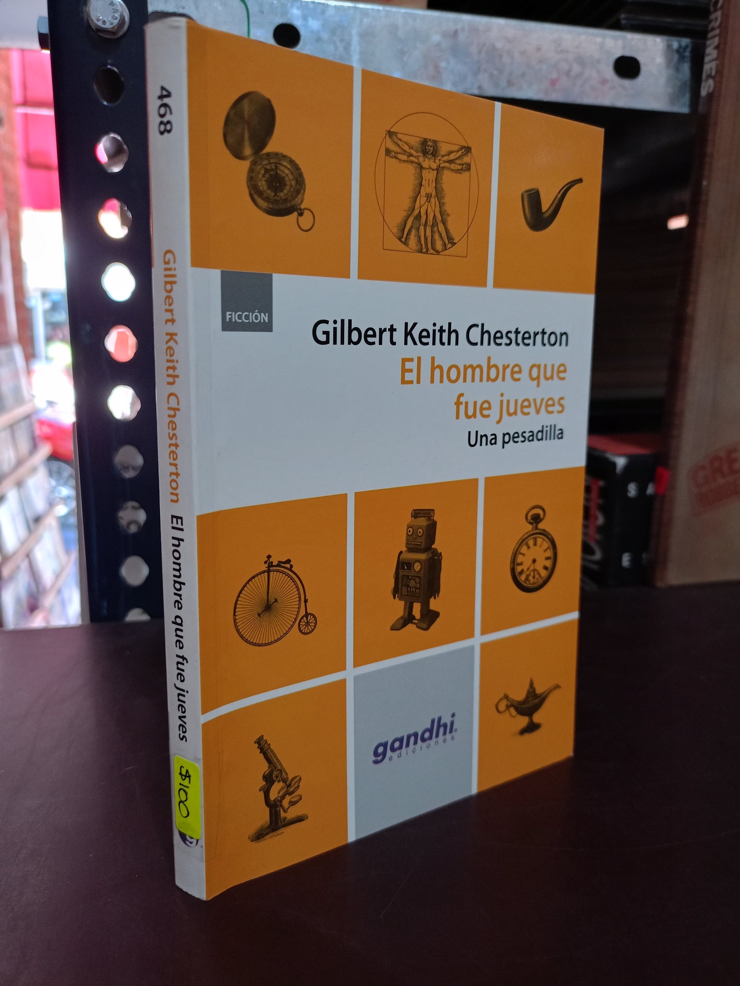 EL HOMBRE QUE FUE JUEVES UNA PESADILLA POR GILBERT KEITH CHESTERTON USADO NOVELA LITERARIO 305