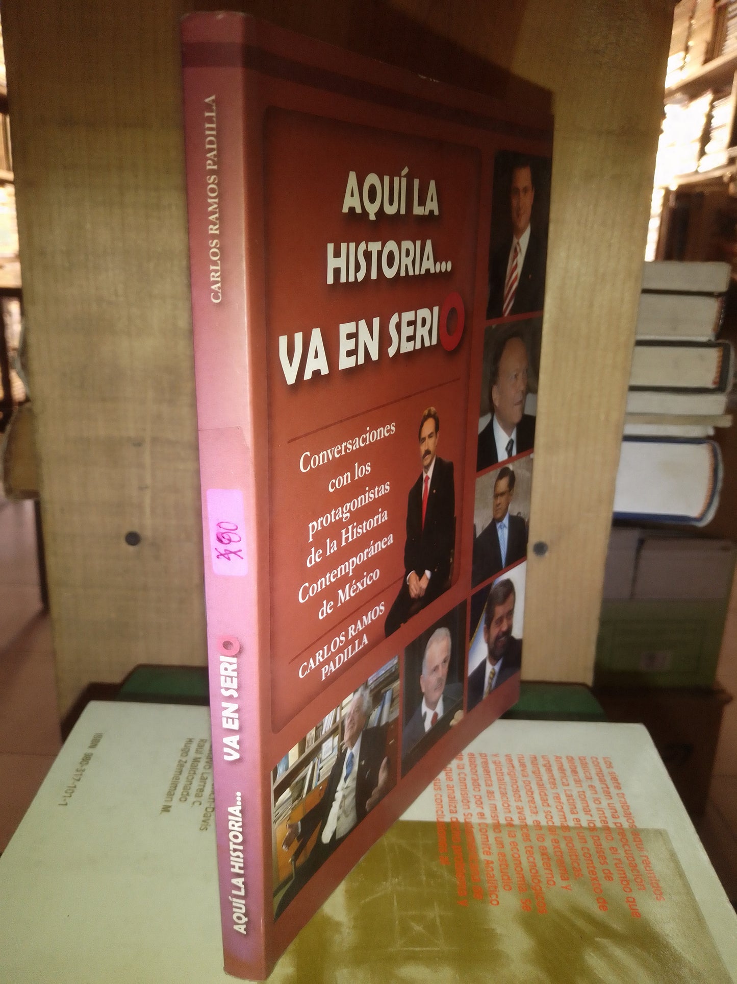 AQUI LA HISTORIA VA EN SERIO POR CARLOS RAMOS PADILLA USADO POLÍTICA LITERARIO 207