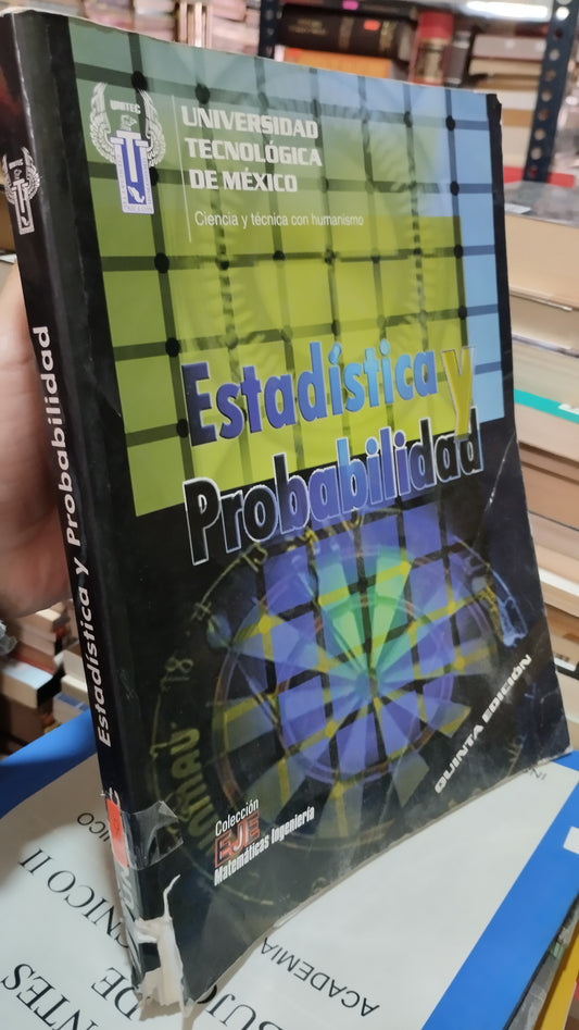 ESTADISTICA Y PROBABILIDAD LIBRO USADO MATEMATICAS ALDAMA