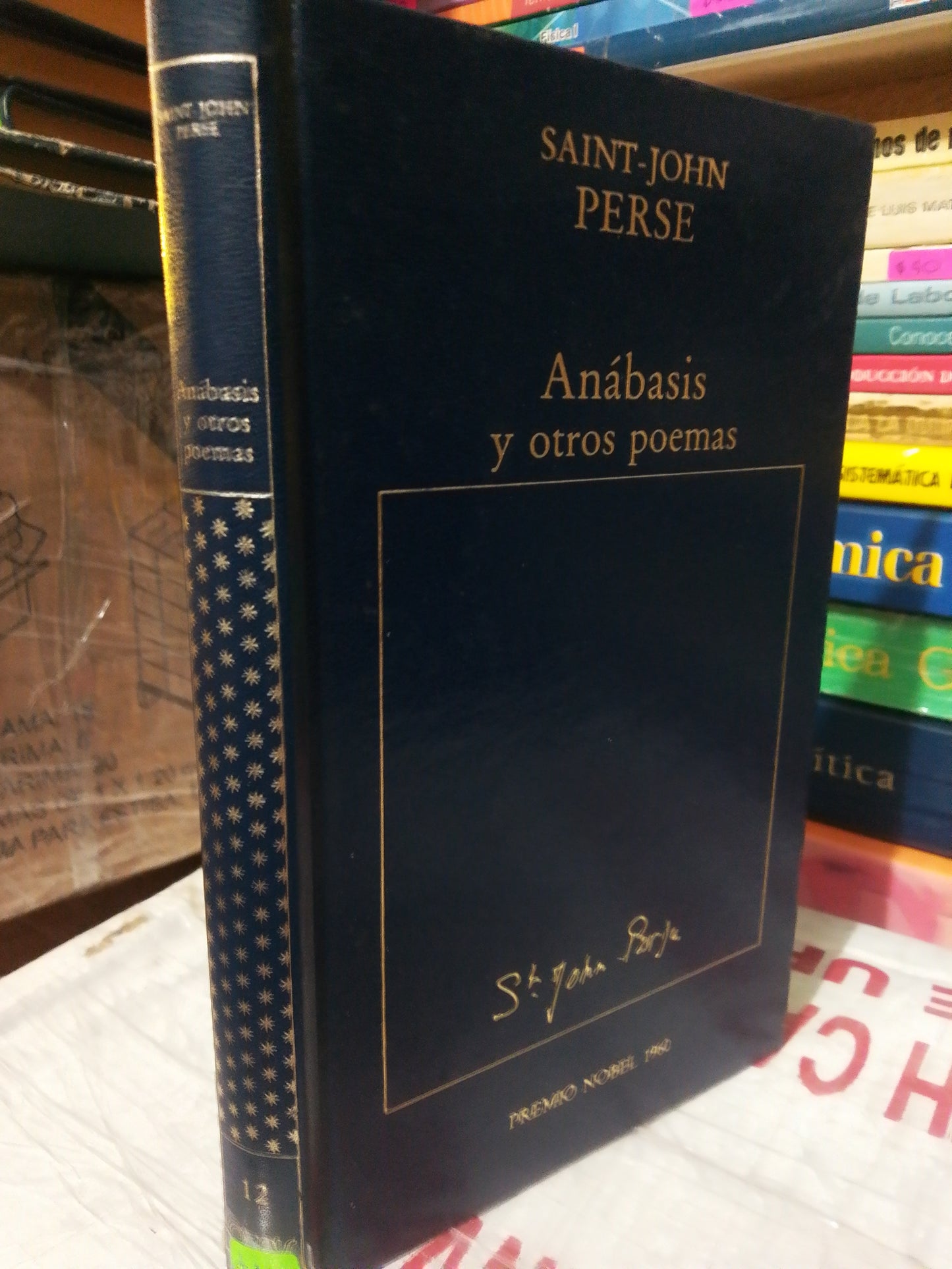 ANABASIS Y OTROS POEMAS #12 POR SAINT JOHN PERSE USADO NOVELA JUÁREZ