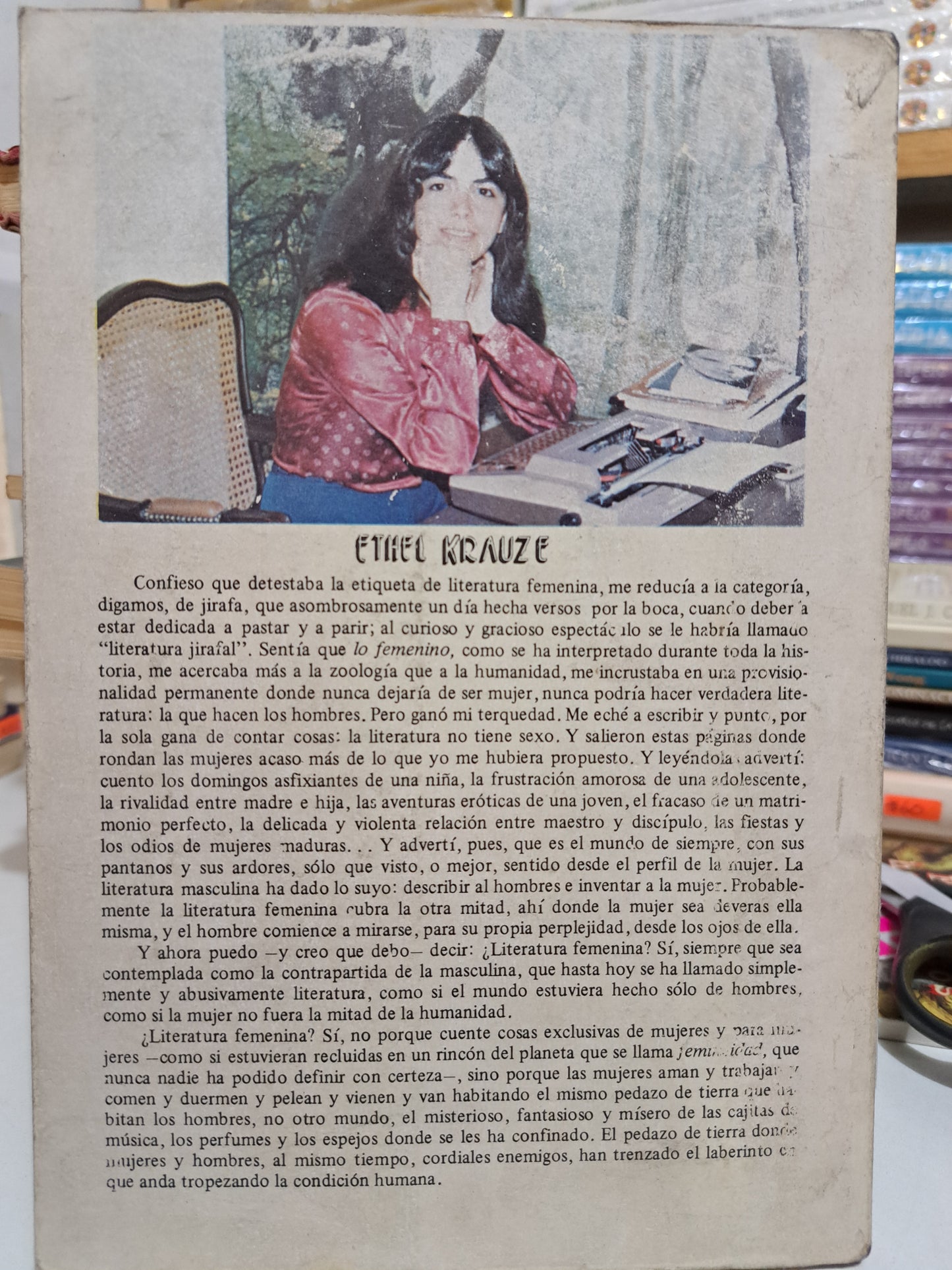 INTERMEDIO PARA MUJERES ETHEL KRAUZE USADO NOVELA JUÁREZ