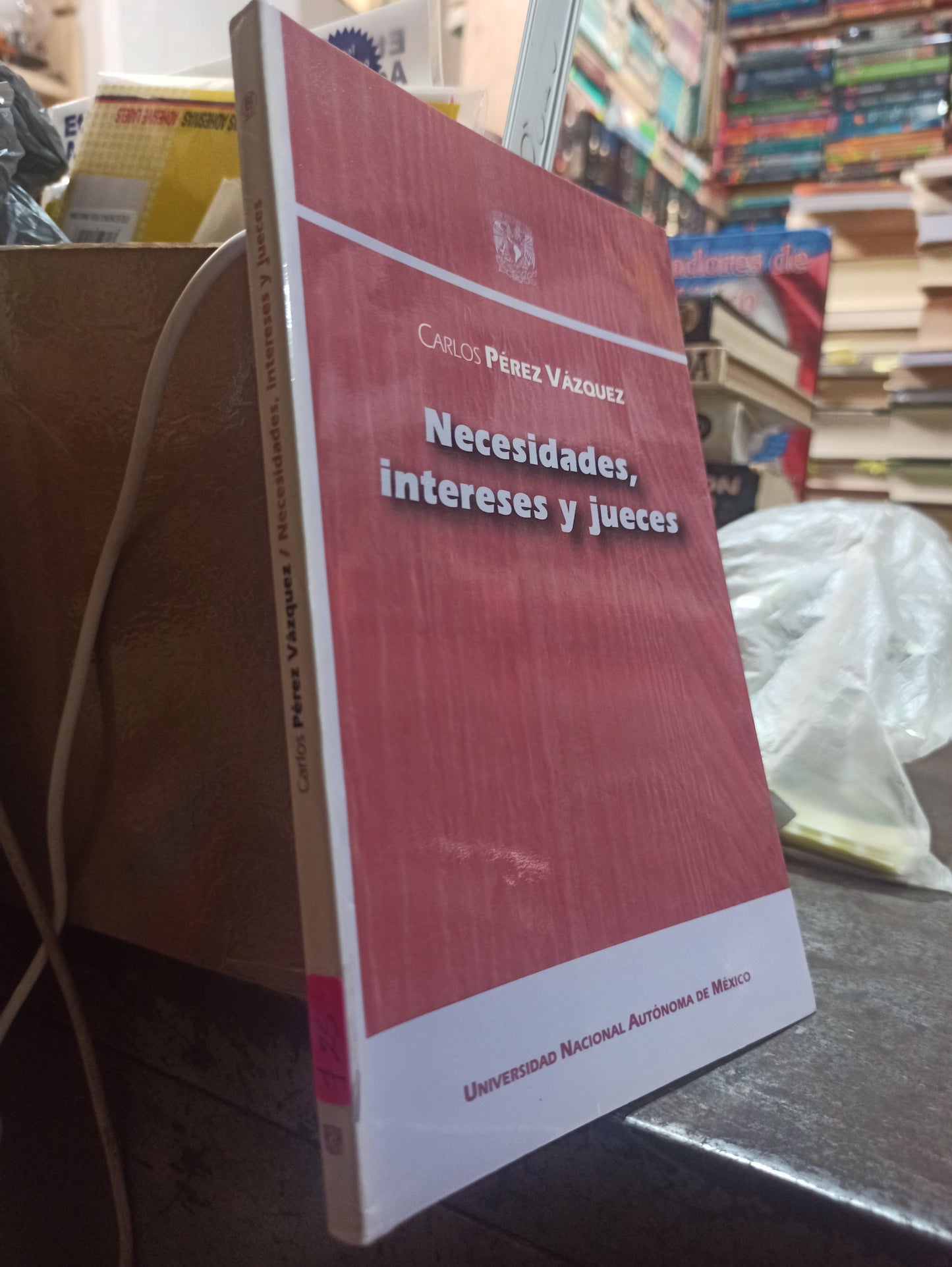 NECESIDADES INTERESES Y JUECES POR CARLOS PEREZ VAZQUEZ USADO DERECHO ALDAMA