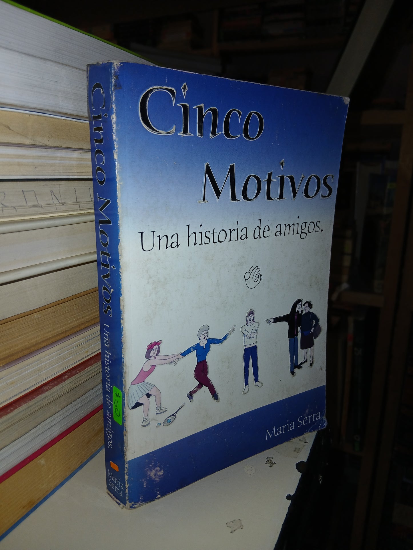 CINCO MOTIVOS UNA HISTORIA DE AMIGOS POR MARÍA SERRA USADO SUPERACIÓN PERSONAL LITERARIO 207