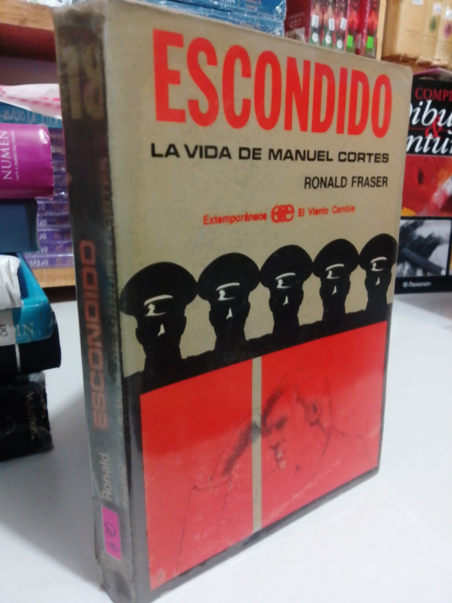 ESCONDIDO LA VIDA DE MANUEL CORTES POR RONALD FRASER USADO HISTORIA JUAREZ