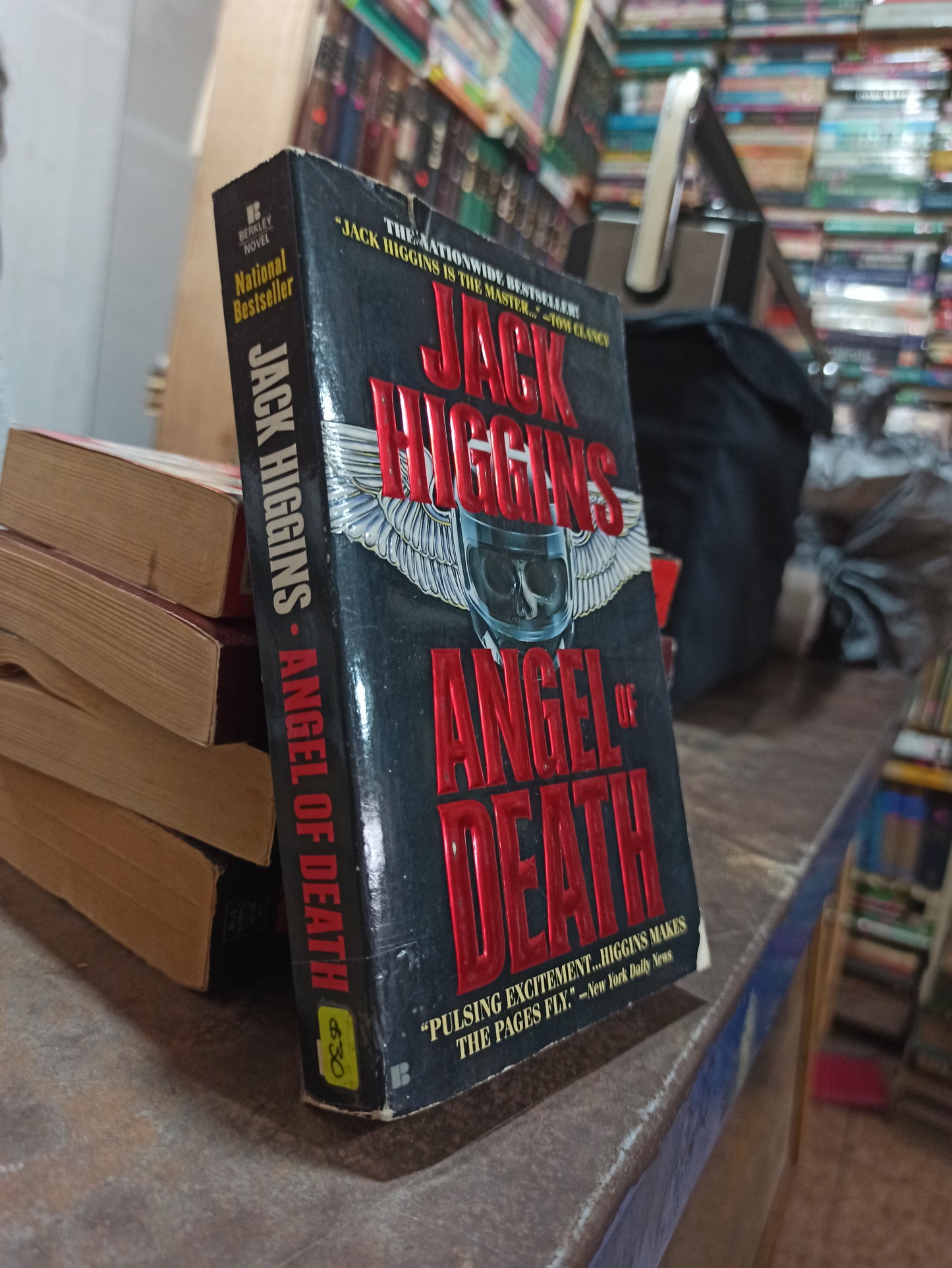 ANGEL OF DEATH POR JACK HIGGINS USADO IDIOMAS ALDAMA