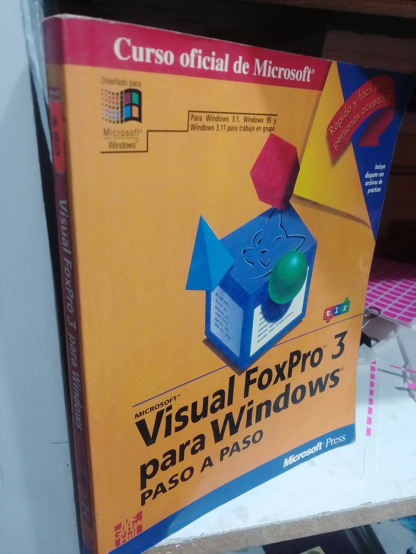 VISUAL FOXPRO 3 PARA WINDOWS PASO A PASO USADO COMPUTACION JUAREZ