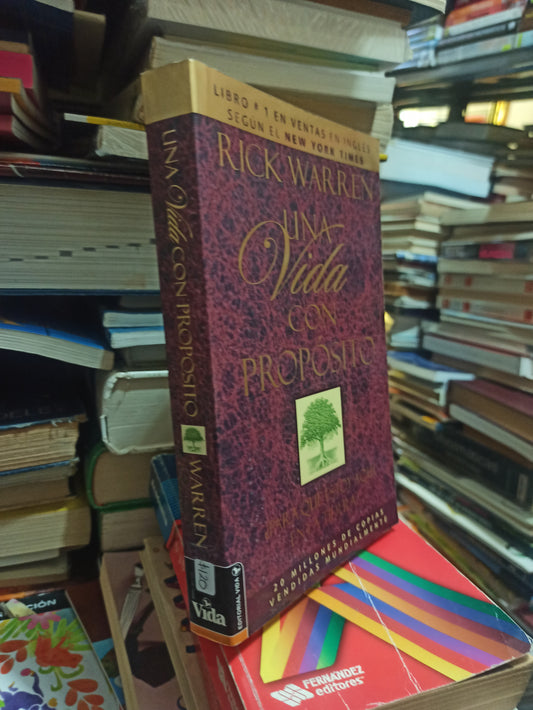 UNA VIDA CON PROPÓSITO POR RICK WARREN USADO SUPERACIÓN PERSONAL JUÁREZ