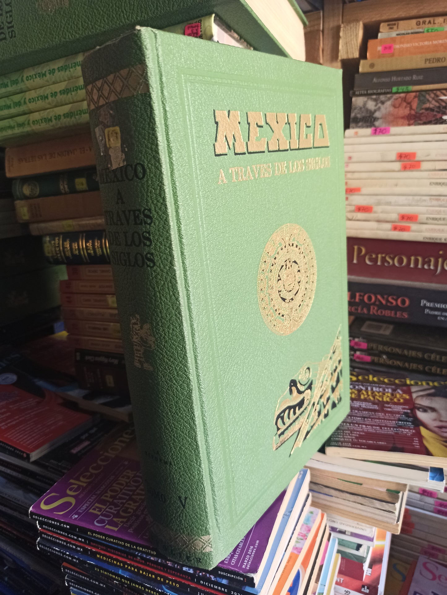 MEXICO A TRAVES DE LOS SIGLOS TOMO 5 POR EDITORIAL CUMBRE USADO HISTORIA LITERARIO 203