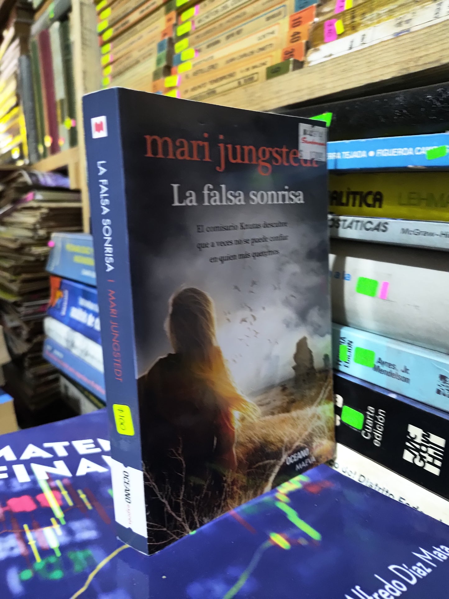 LA FALSA SONRISA POR MARI JUNGSTEDT USADO NOVELAS JUAREZ 507