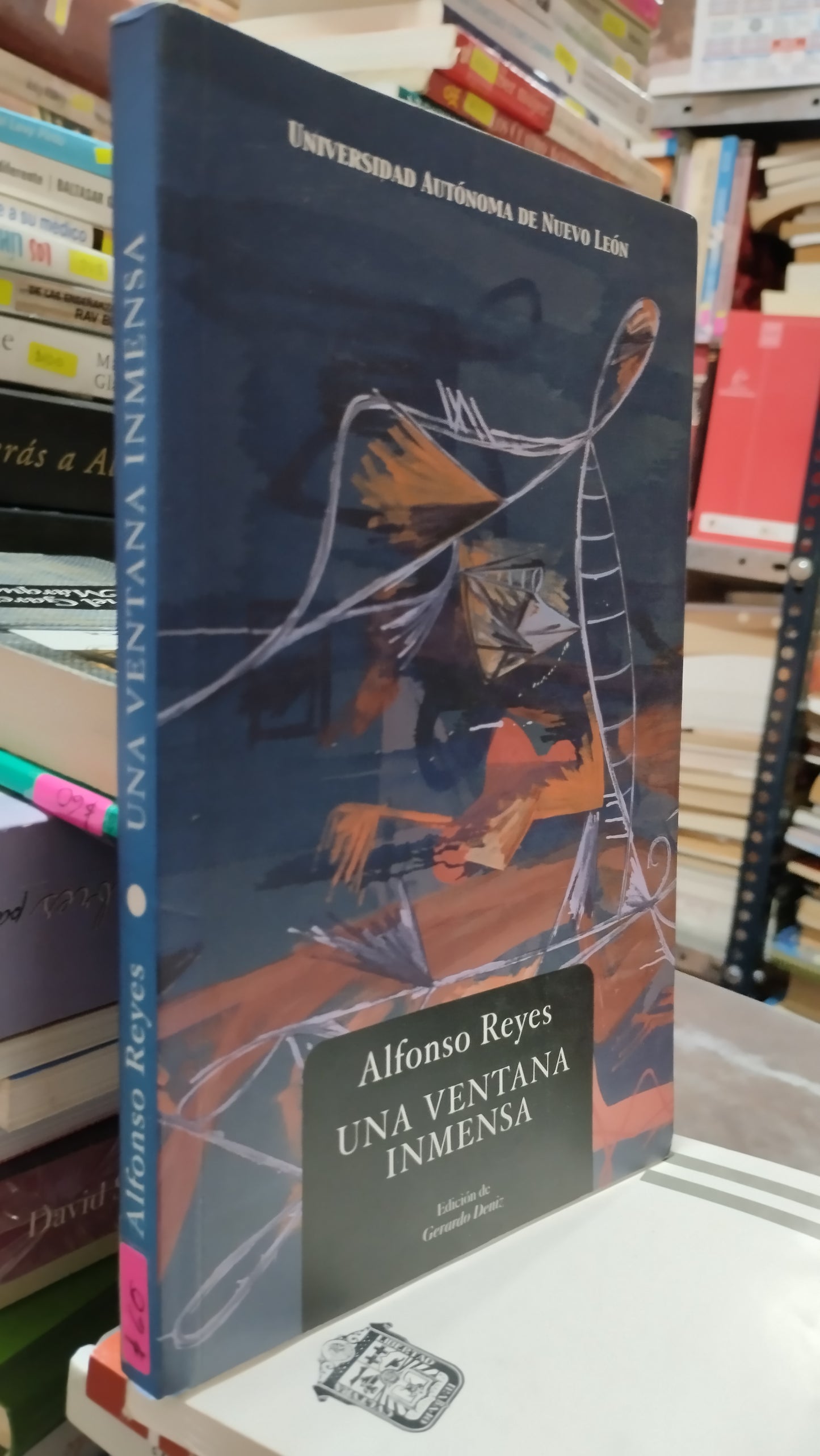 UNA VENTANA INMENSA POR ALFONSO REYES LIBRO USADO POESIA ALDAMA