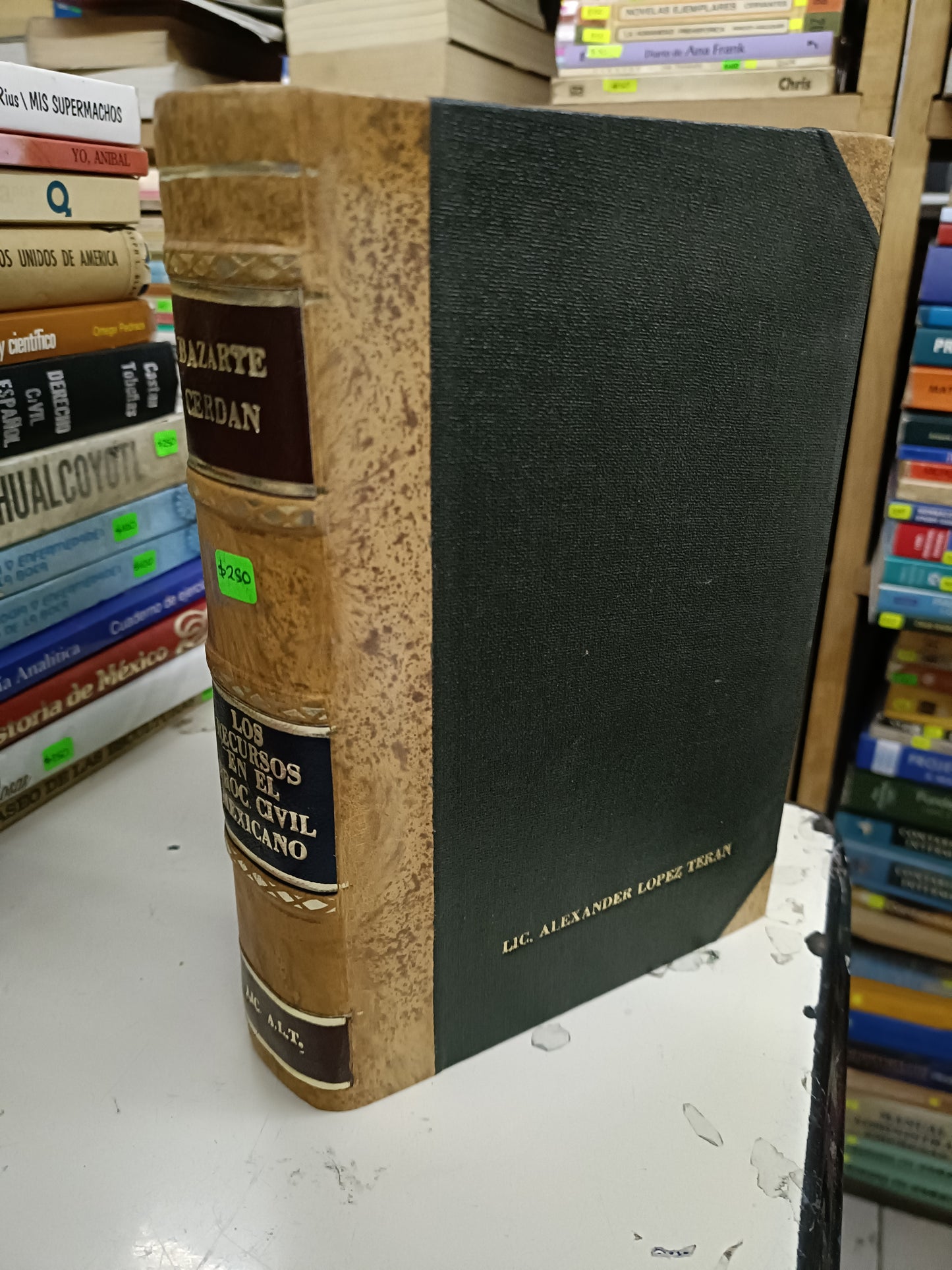 LOS RECURSOS EN EL PROC. CIVIL MEXICANO POR BAZARTE CERDÁN USADO DERECHO LITERARIO 207