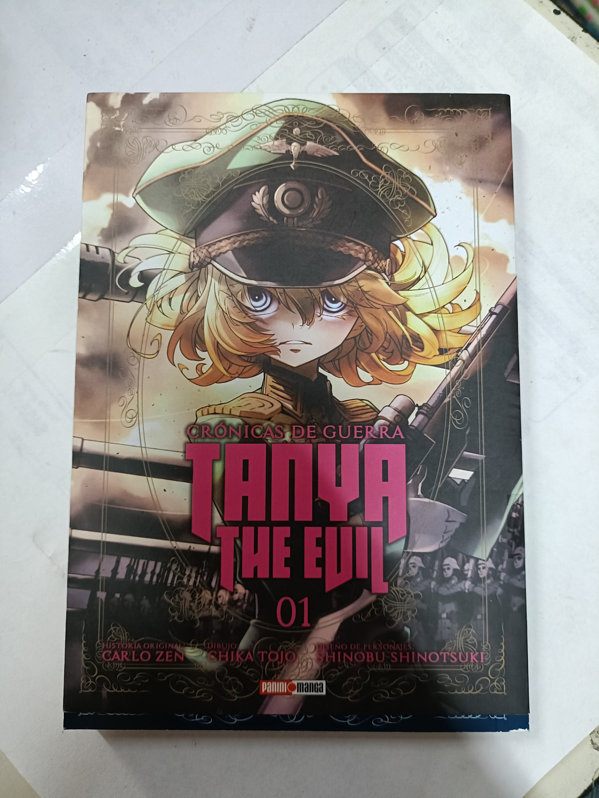 CRONICAS DE GUERRA TANYA THE EVIL 01 MANGA POR CARLO ZEN USADO NOVELA LITERARIO 207
