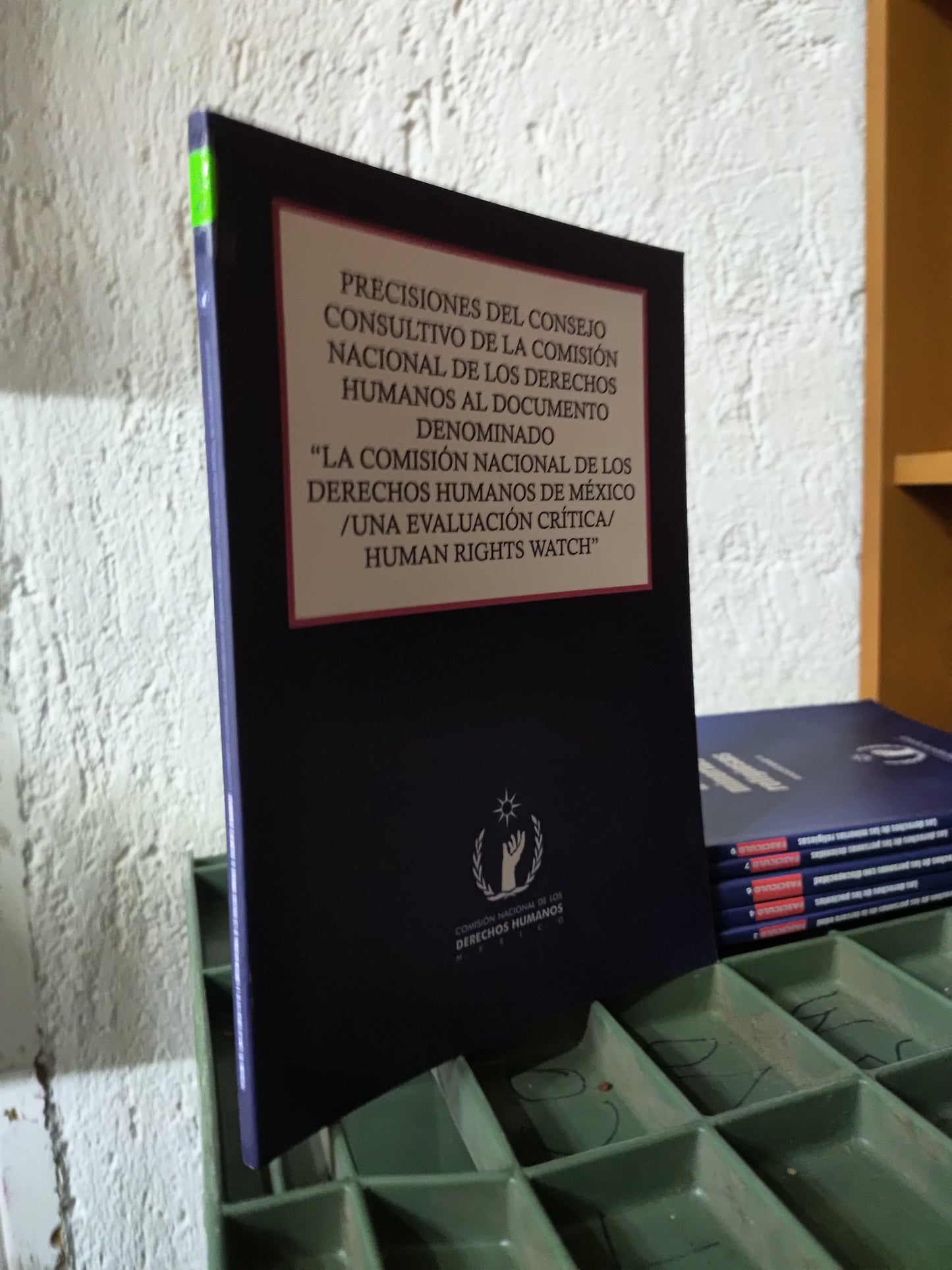 PRECAUSIONES DEL CONSEJO CONSULTIVO DE LA COMISION NACIONAL DE LOS DERECHOS HUMANOS AL DOCUMENTO DENOMINADO POR LA CDNH USADO DERECHO JUAREZ 515