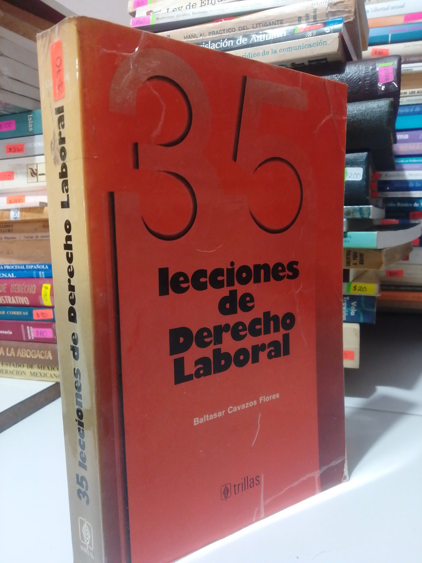 35 LECCIONES DE DERECHO LABORAL POR BALTASAR CAVAZOS FLORES USADO DERECHO JUAREZ
