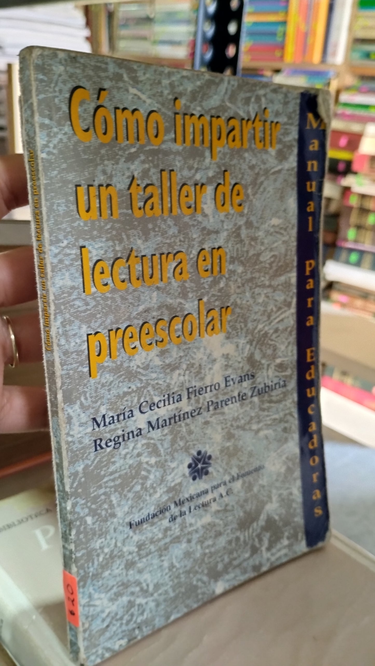 COMO IMPARTIR UN TALLER DE LECTURA EN PREESCOLAR POR MARIA CECILIA FIERRO EVANS LIBRO USADO EDUCACIÓN ALDAMA