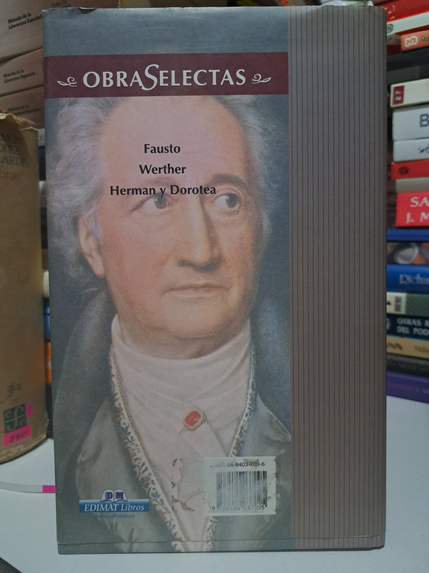 OBRAS SELECTAS FAUSTO WERTHER HERMAN Y DOROTEA J.W GOETHE USADO NOVELA JUÁREZ