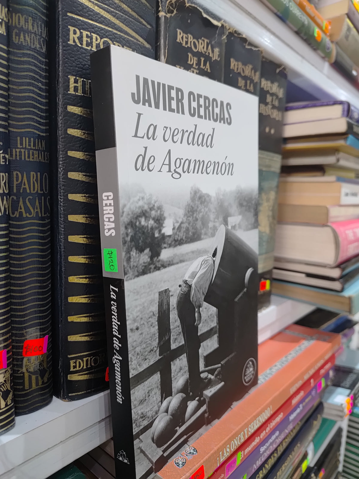 LA VERDAD DE AGAMENON POR JAVIER CERCAS USADO NOVELAS JUAREZ 515