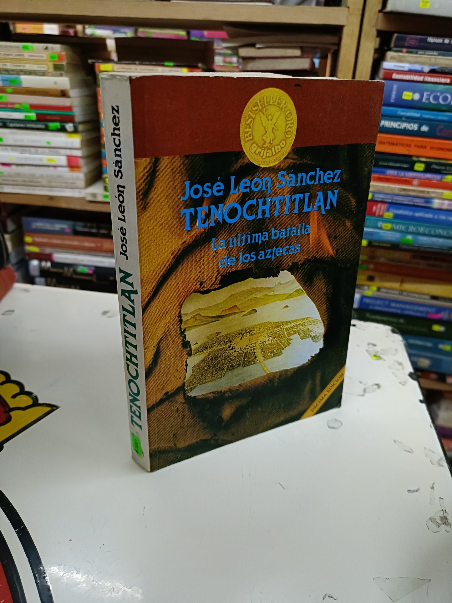 TENOCHTITLAN: LA ÚLTIMA BATALLA DE LOS AZTECAS POR JOSÉ LEÓN SÁNCHEZ USADO NOVELA LITERARIO 207