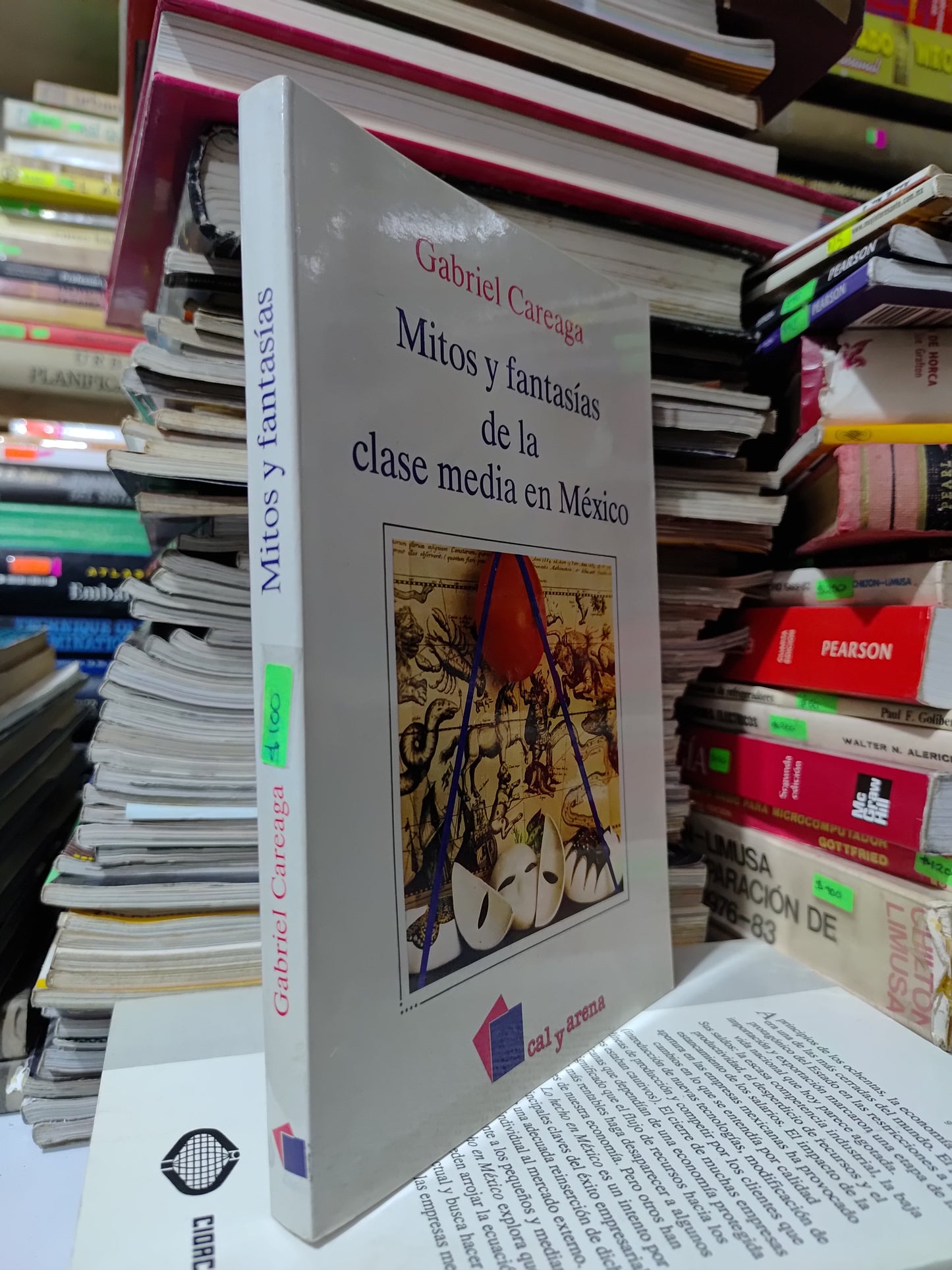 MITOS Y FANTASIAS DE LA CLASE MEDIA EN MEXICO POR GABRIEL CAREAGA USADO HISTORIA JUAREZ 507