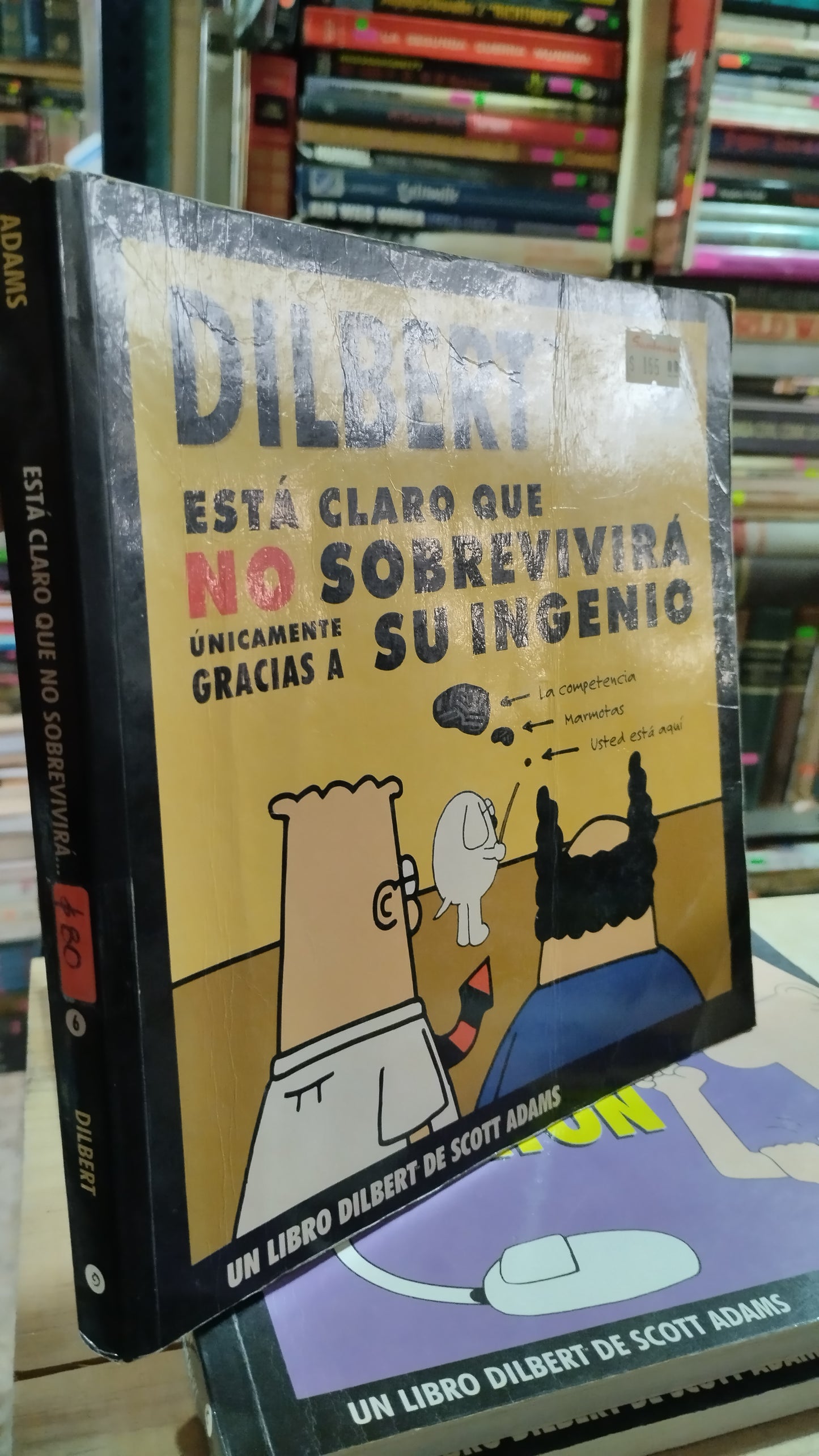 DILBERT ESTA CLARO QUE NO SOBREVIVIRA POR SCOTT ADAMS LIBRO USADO NOVELAS ALDAMA