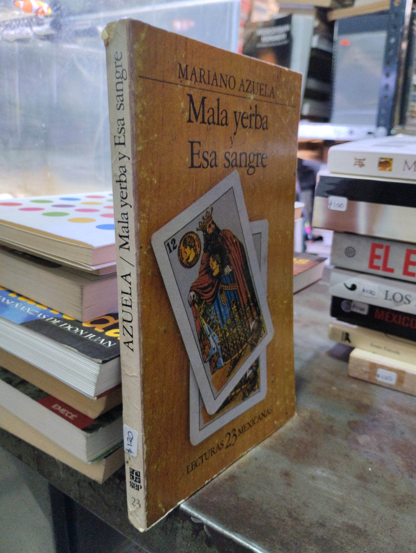 MALA YERBA Y ESA SANGRE POR MARIANO AZUELA USADO ANTIGUO ALDAMA