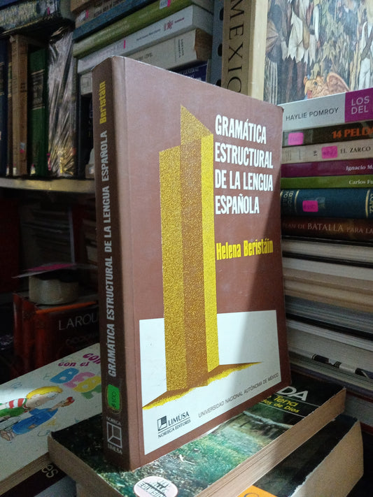 GRAMATICA ESTRUCTURAL DE LA LENGUA ESPAÑOLA POR HELENA BERISTAIN USADO EDUCACION JUAREZ