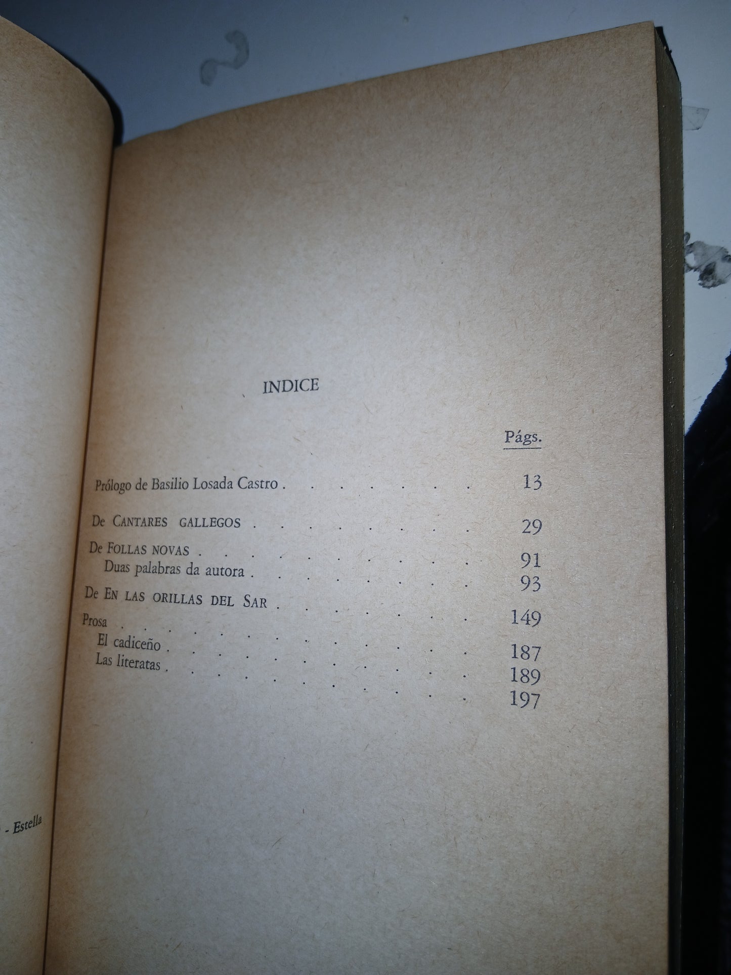 ANTOLOGÍA POR ROSALÍA DE CASTRO USADO NOVELA LITERARIO 207