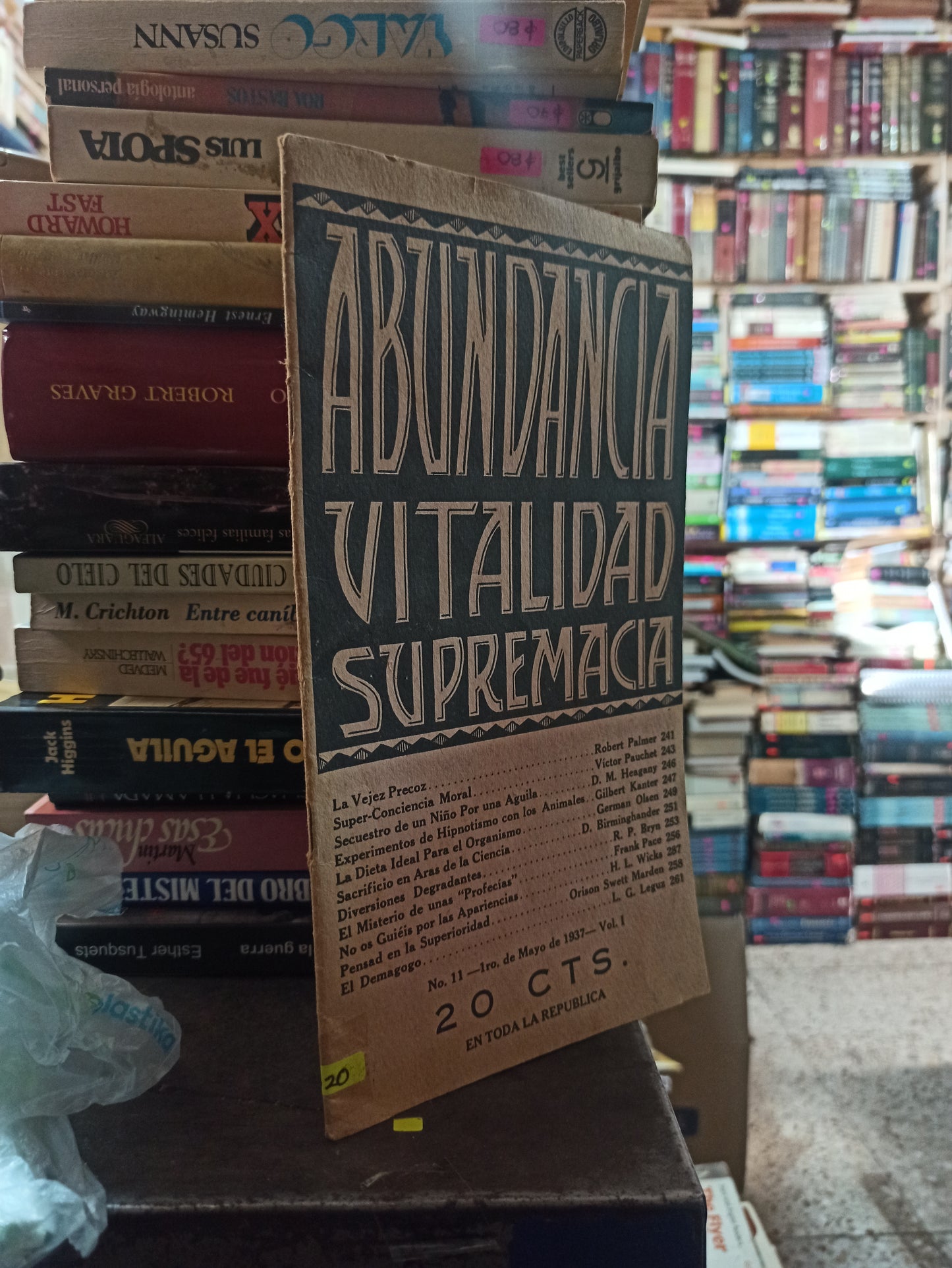 ABUNDANCIA VITALIDAD SUPREMACIA USADO ANTIGUOS ALDAMA