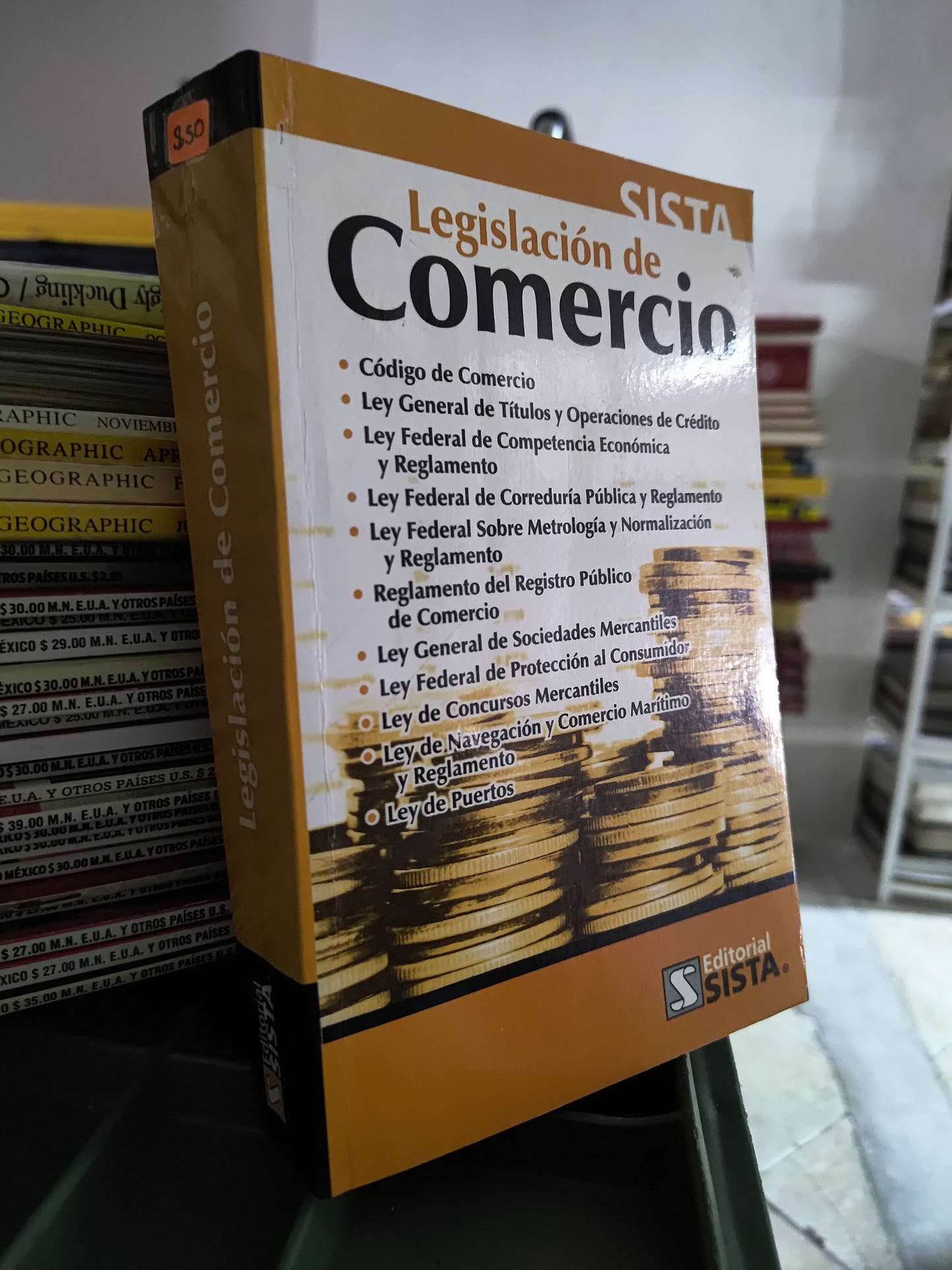 LEGISLACION DE COMERCIO POR EDITORIAL SISTA USADO ADMINISTRACION JUAREZ 515