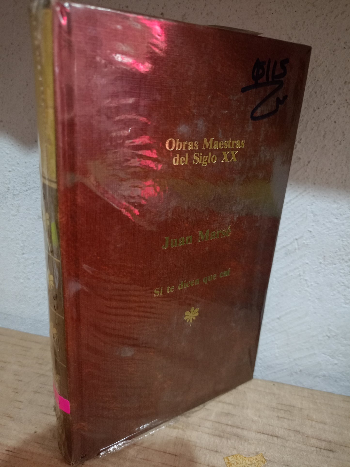 SI TE DICEN QUE CAI POR JUAN MARSE USADO NOVELA LITERARIO 305