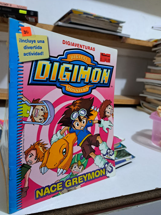 DIGIMON DIGITAL MONSTERS DIGIAVENTURAS NACE GREYMON USADO INFANTIL JUÁREZ
