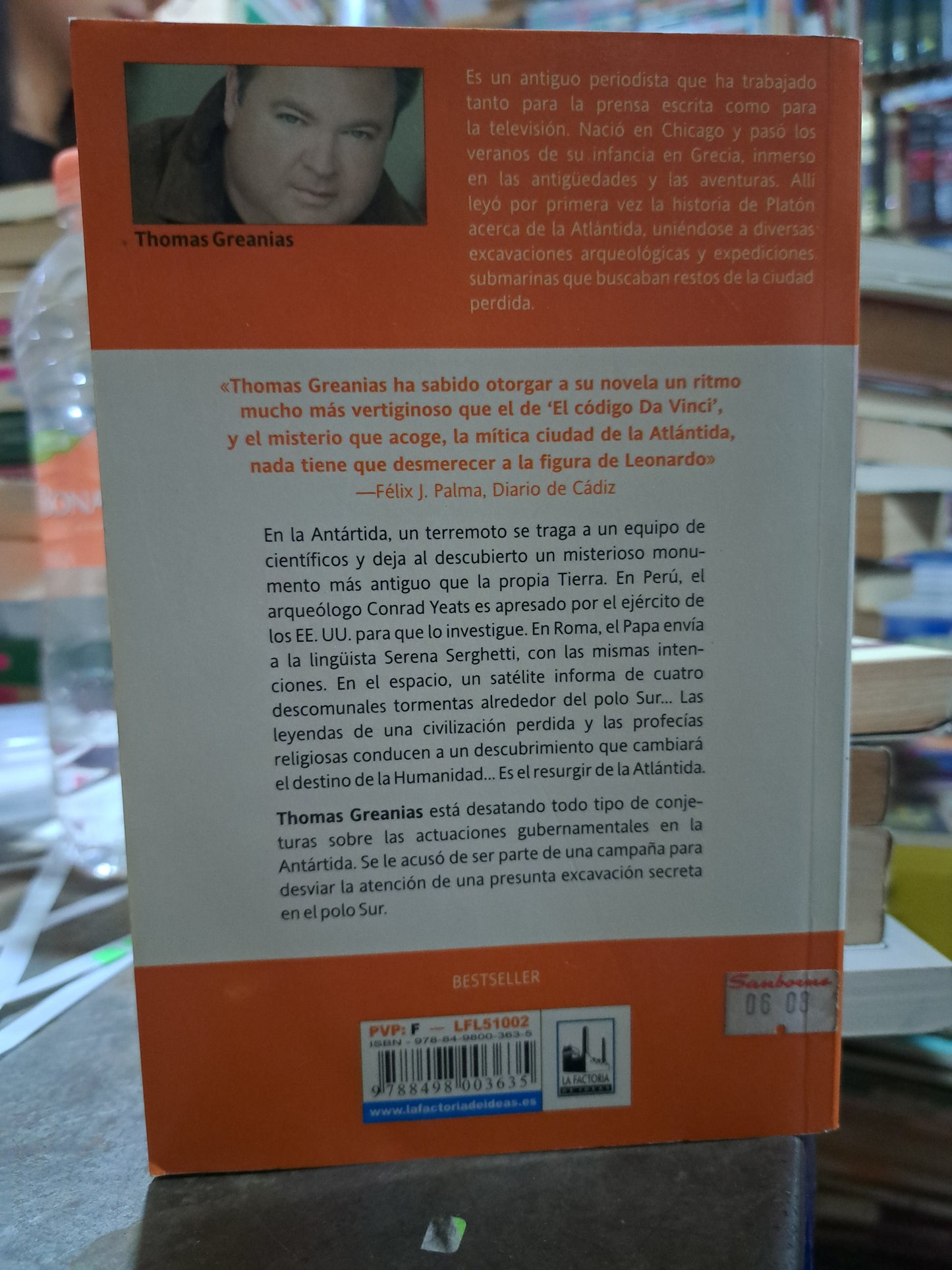 EL RESURGIR DE LA ATLANTIDA THOMAS GRANIAS USADO NOVELA ALDAMA