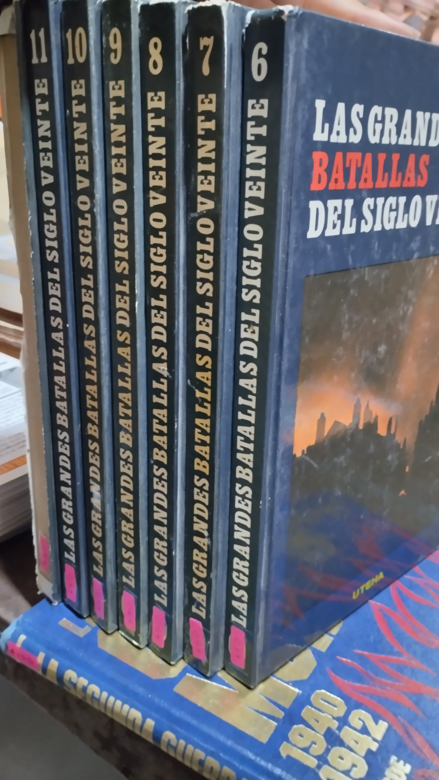 LAS GRANDES BATALLAS DEL SIGLO VEINTE 7 TOMOS POR UTEHA LIBRO USADO HISTORIA ALDAMA